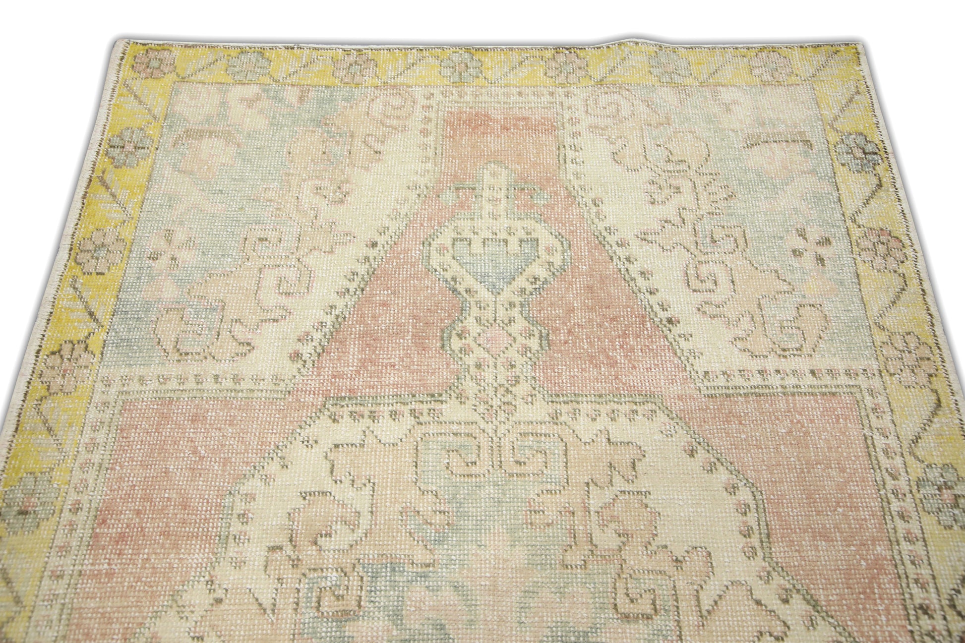 Turkish Vintage Anatolian Rug  4'3" x 7'3" #176