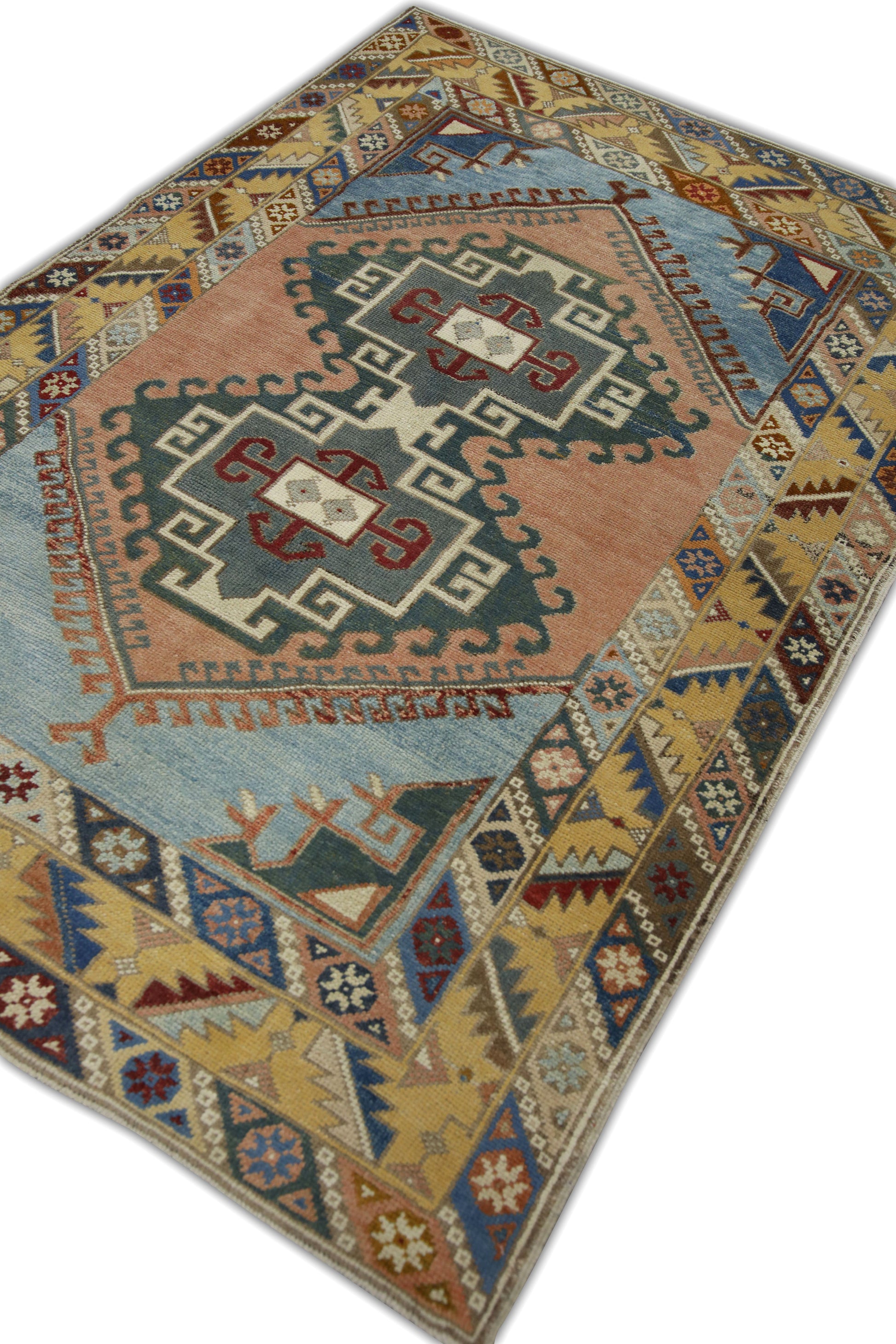 Turkish Vintage Anatolian Rug  4'8" x 7' #146
