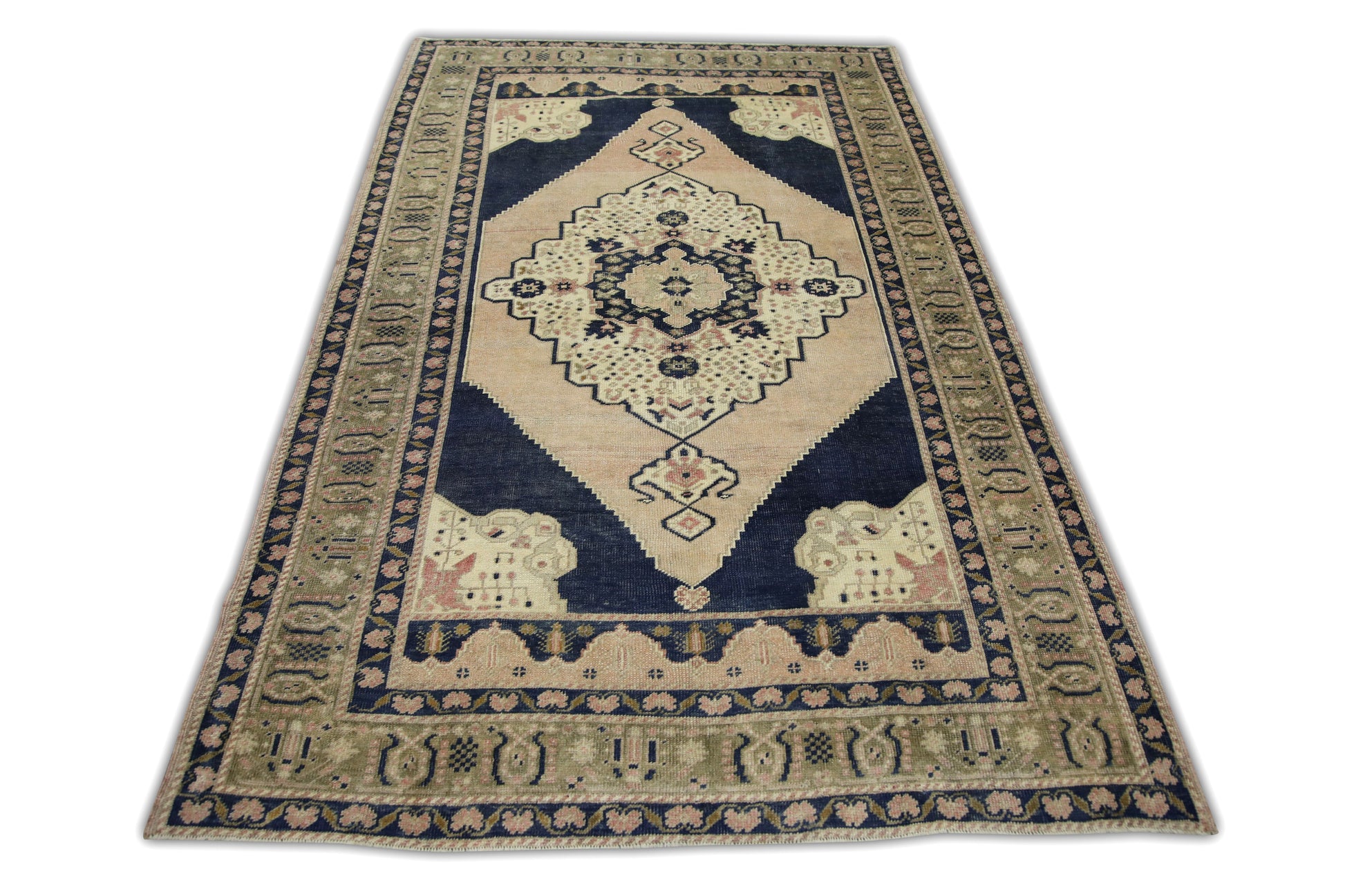 Turkish Vintage Anatolian Rug  4'8" x 7'3" #2131