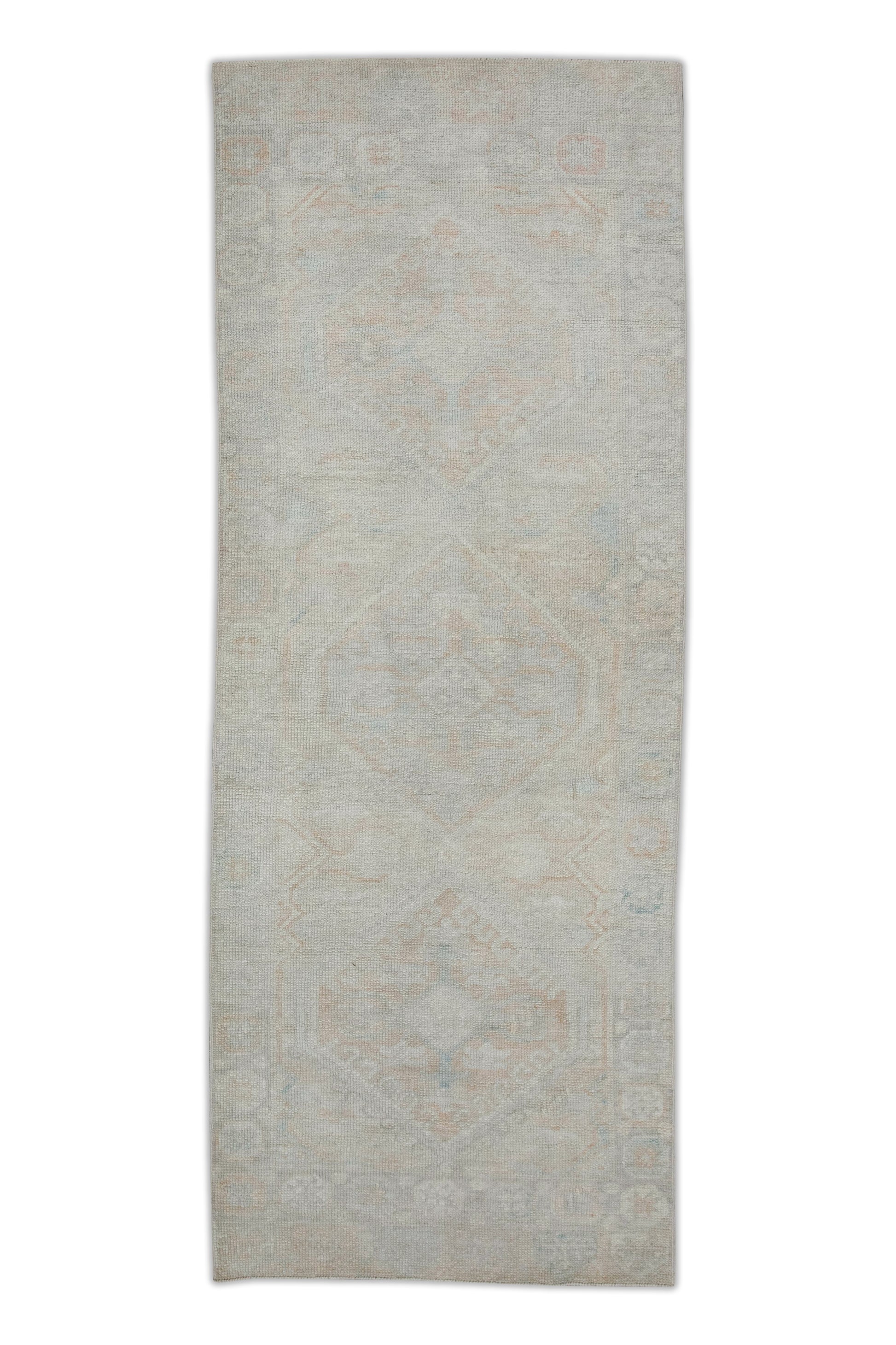 Turkish Oushak Rug 2'9" x 7'10" #8630