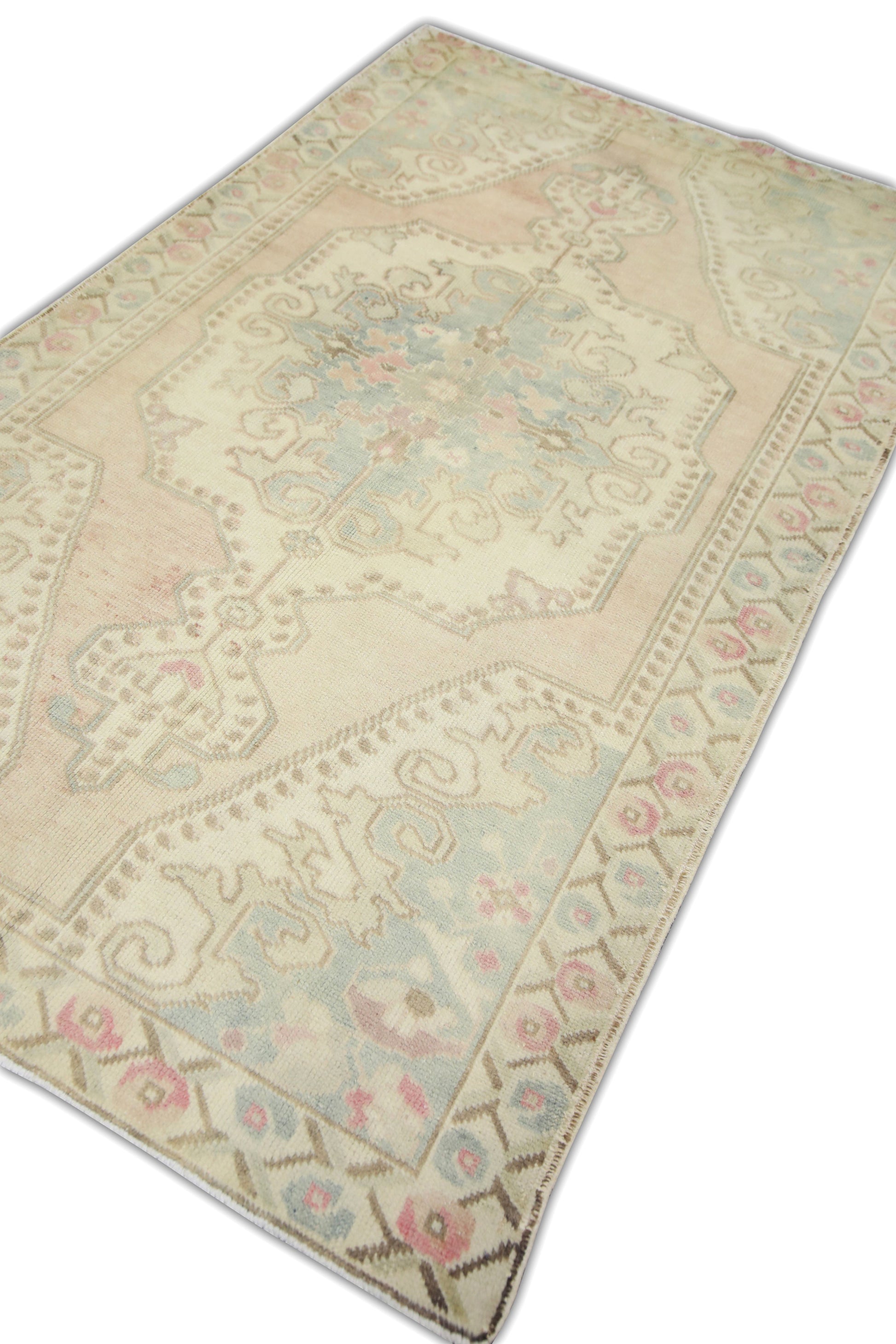 Turkish Vintage Anatolian Rug  4'6" x 7'8" #437