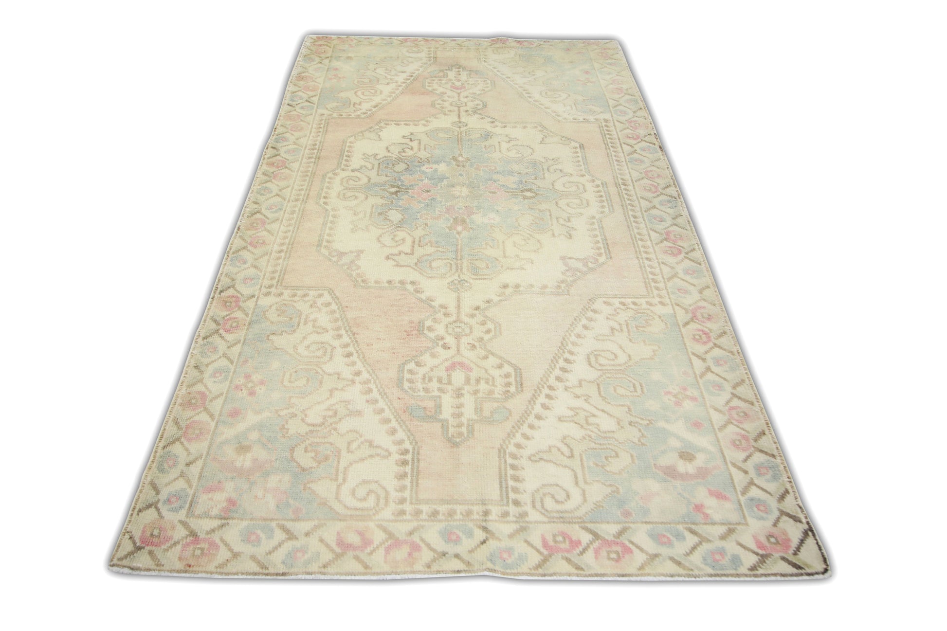 Turkish Vintage Anatolian Rug  4'6" x 7'8" #437