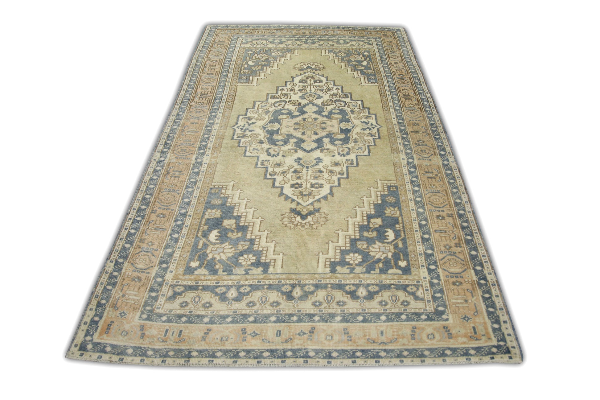Turkish Vintage Anatolian Rug  4'8" x 7'9" #03