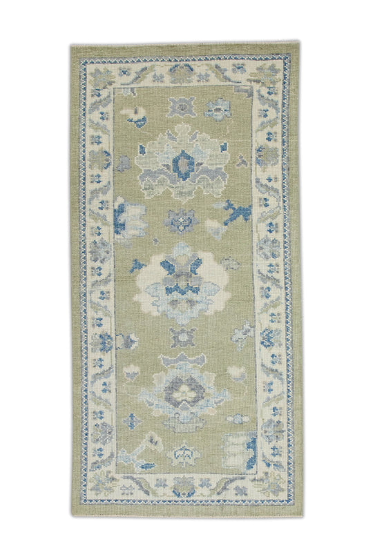 #7973 Turkish Oushak 2'11" x 6'1"