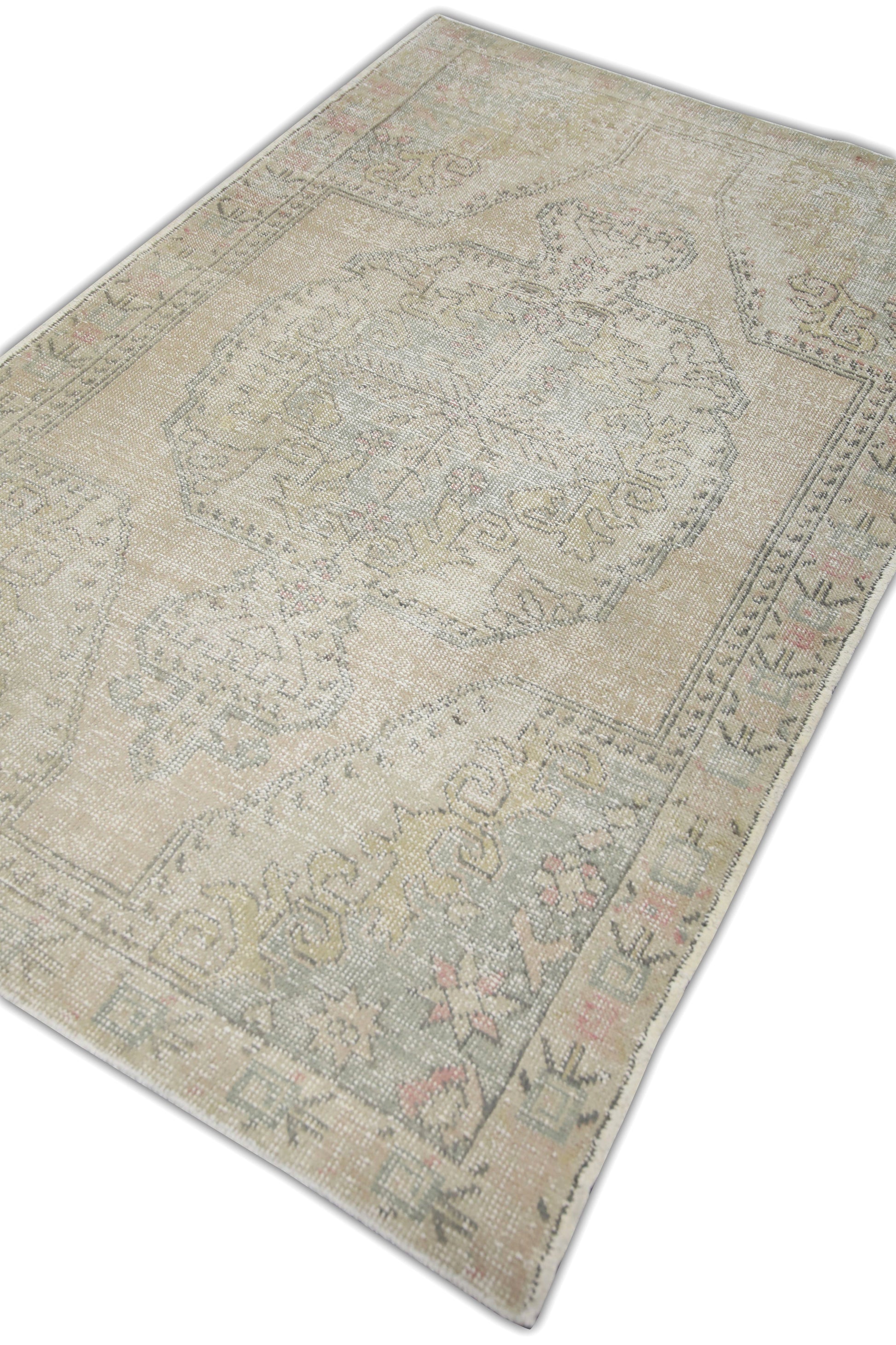 Turkish Vintage Anatolian Rug  4'4" x 6'9" #29