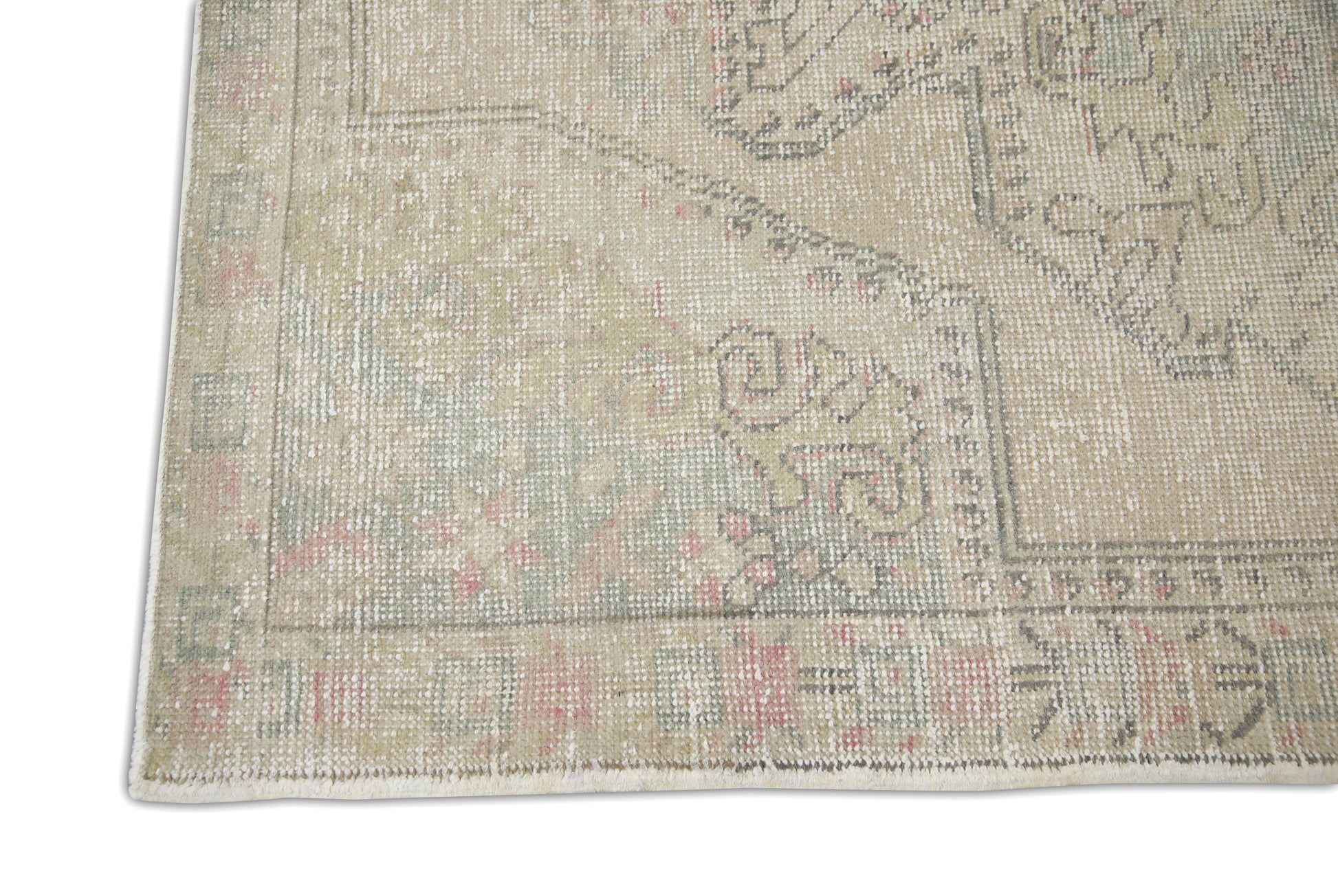 Turkish Vintage Anatolian Rug  4'4" x 6'9" #29