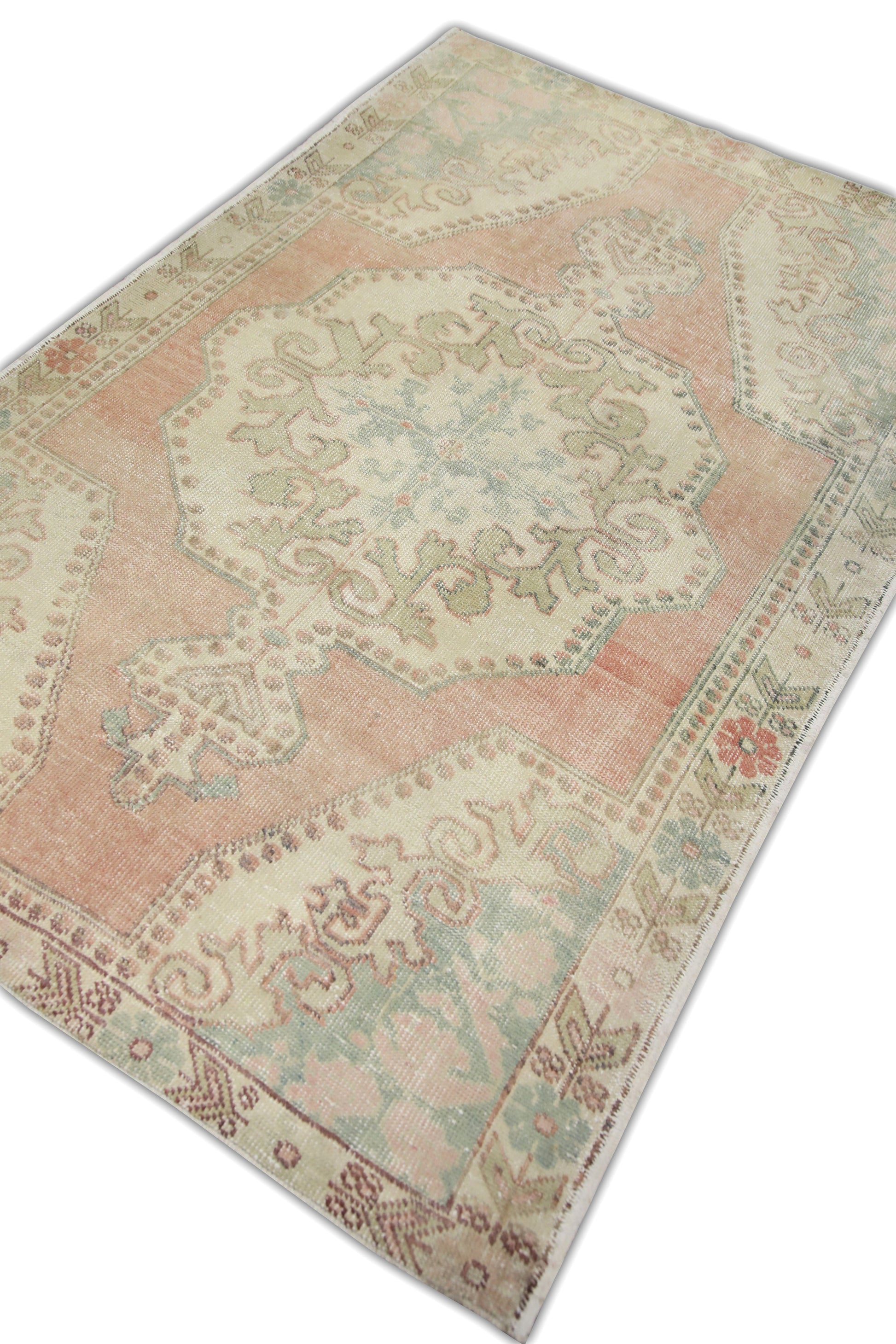 Turkish Vintage Anatolian Rug  4'6" x 6'11" #172