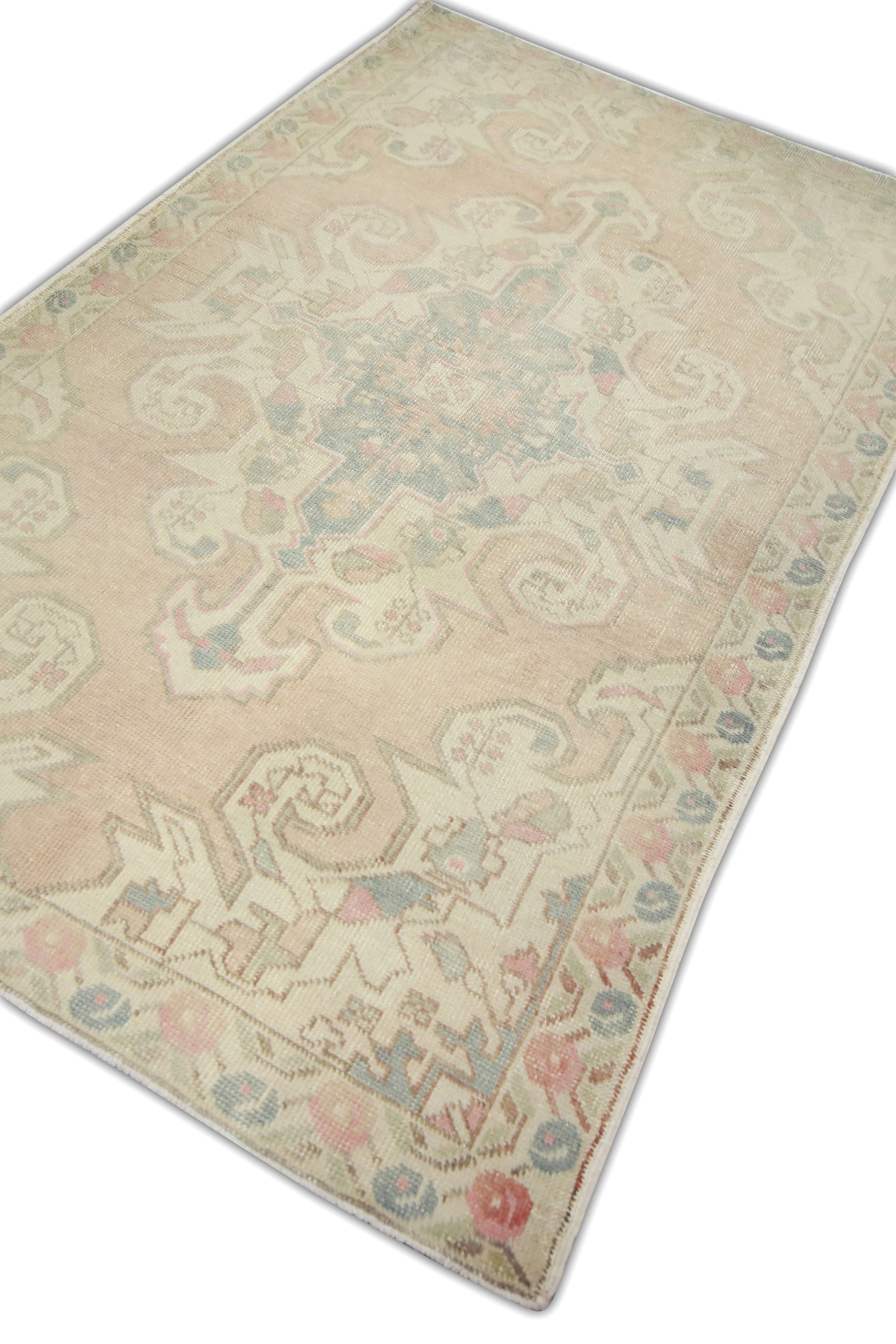 Turkish Vintage Anatolian Rug  4'8" x 7'6" #378