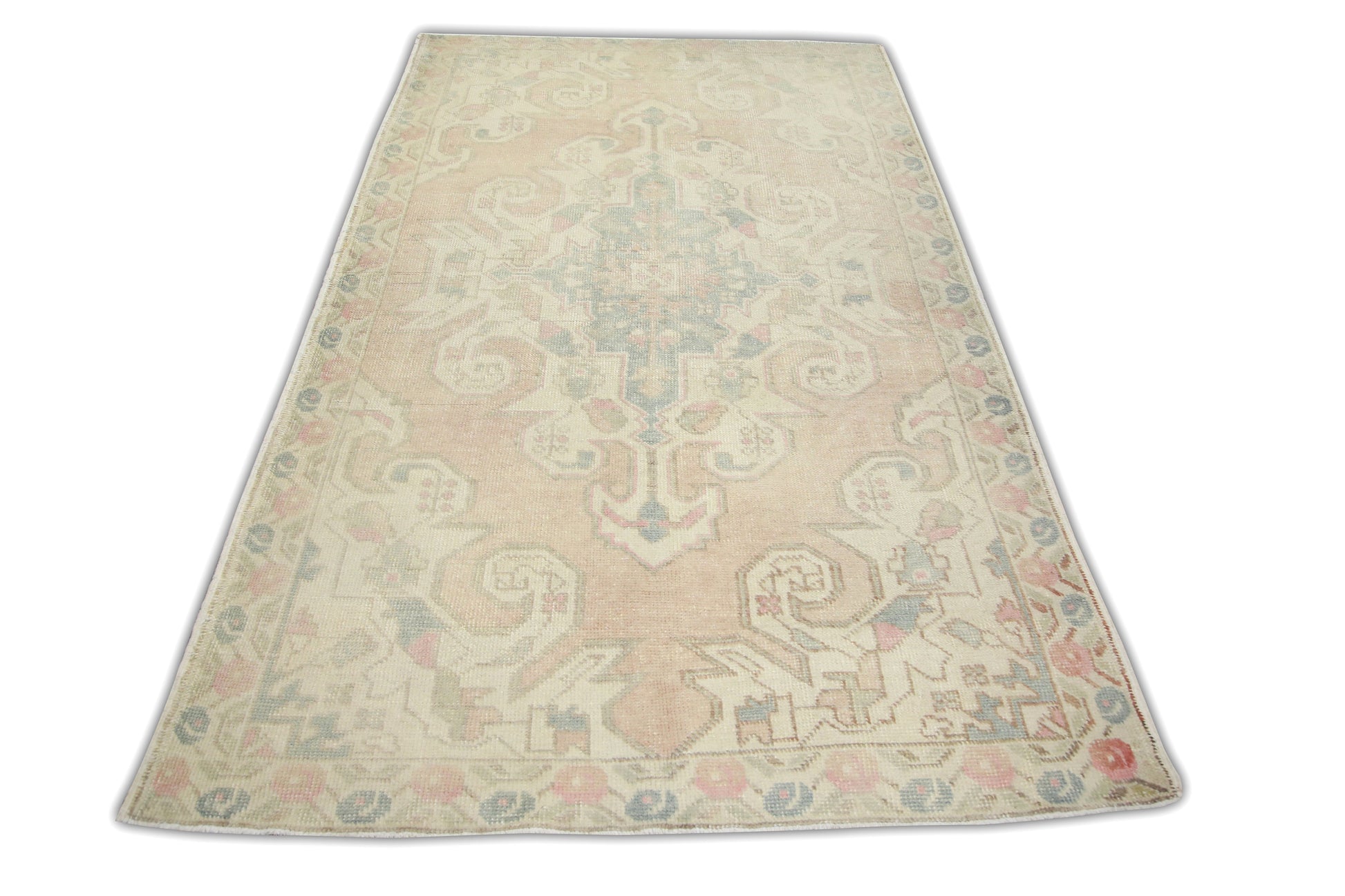 Turkish Vintage Anatolian Rug  4'8" x 7'6" #378