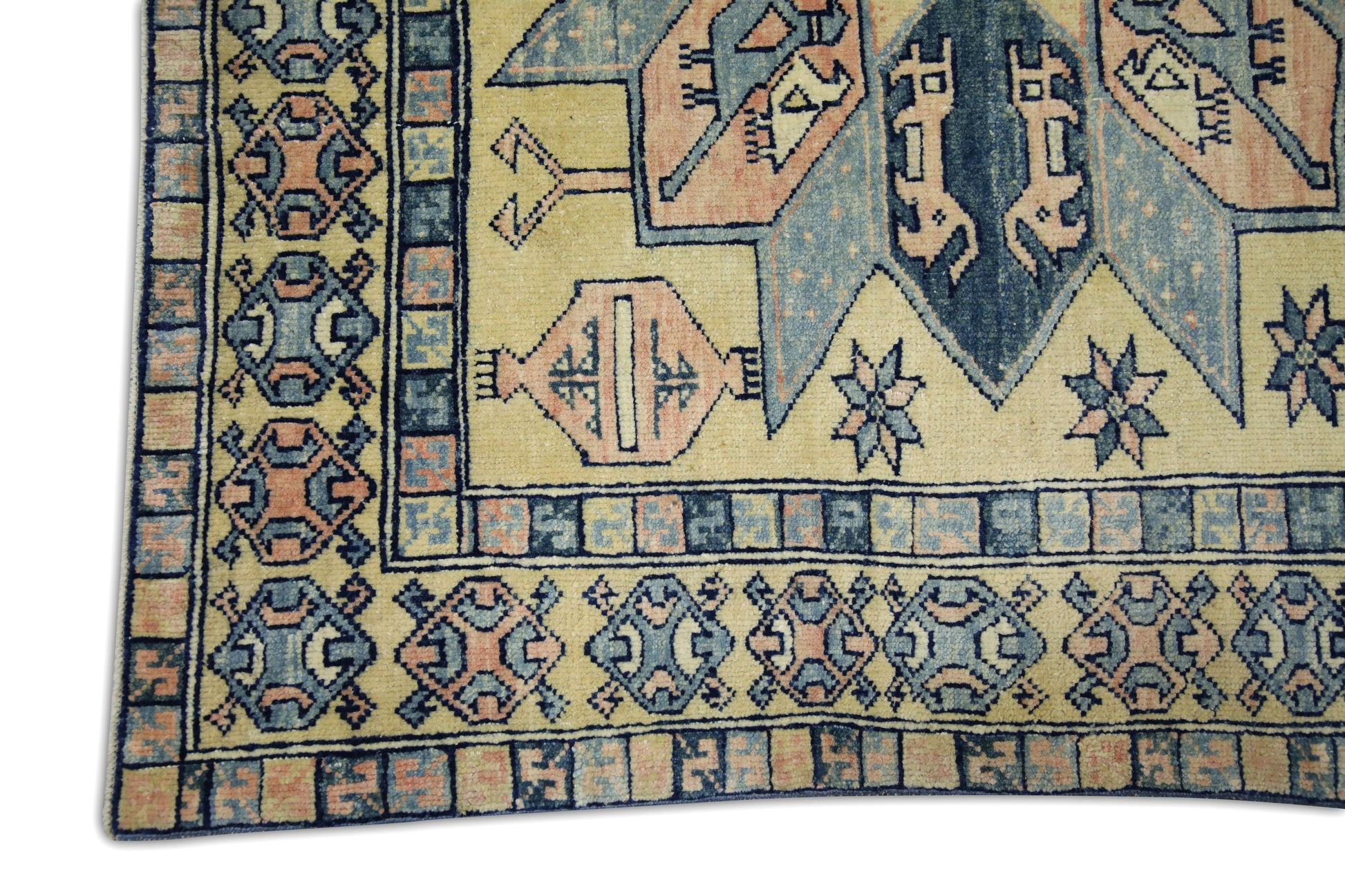 Turkish Vintage Anatolian Rug  4'11" x 6'7" #214