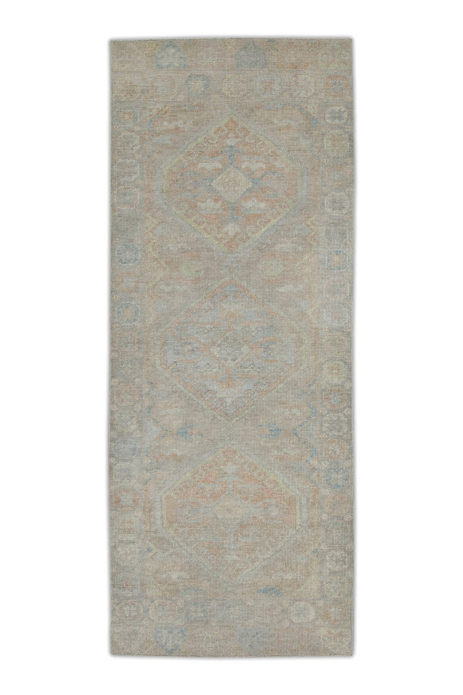 Turkish Oushak Rug 2'11" x 7'5" #8627