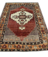 Turkish Vintage Anatolian Rug  4'6" x 6'7" #34