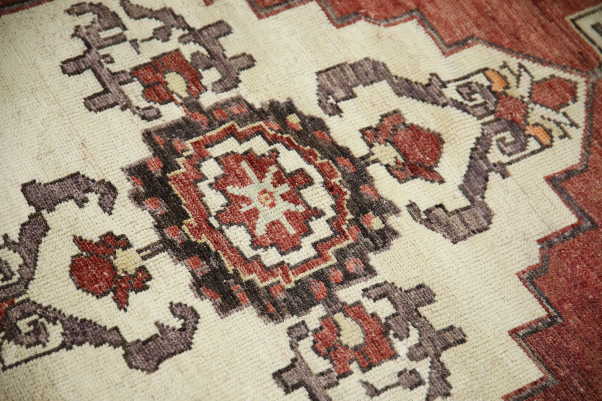 Turkish Vintage Anatolian Rug  4'6" x 6'7" #34