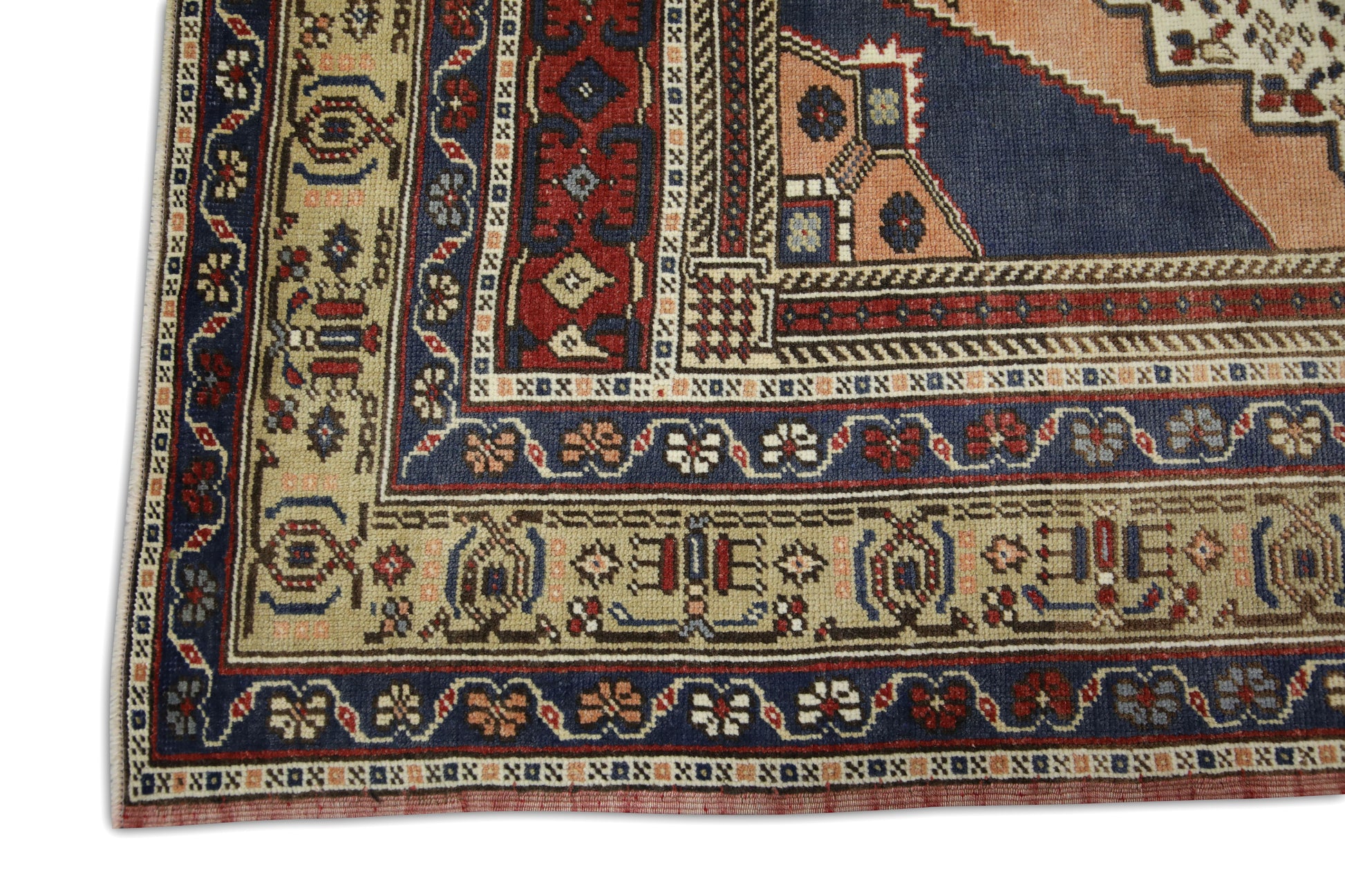 Turkish Vintage Anatolian Rug  4'4" x 6'9" #458