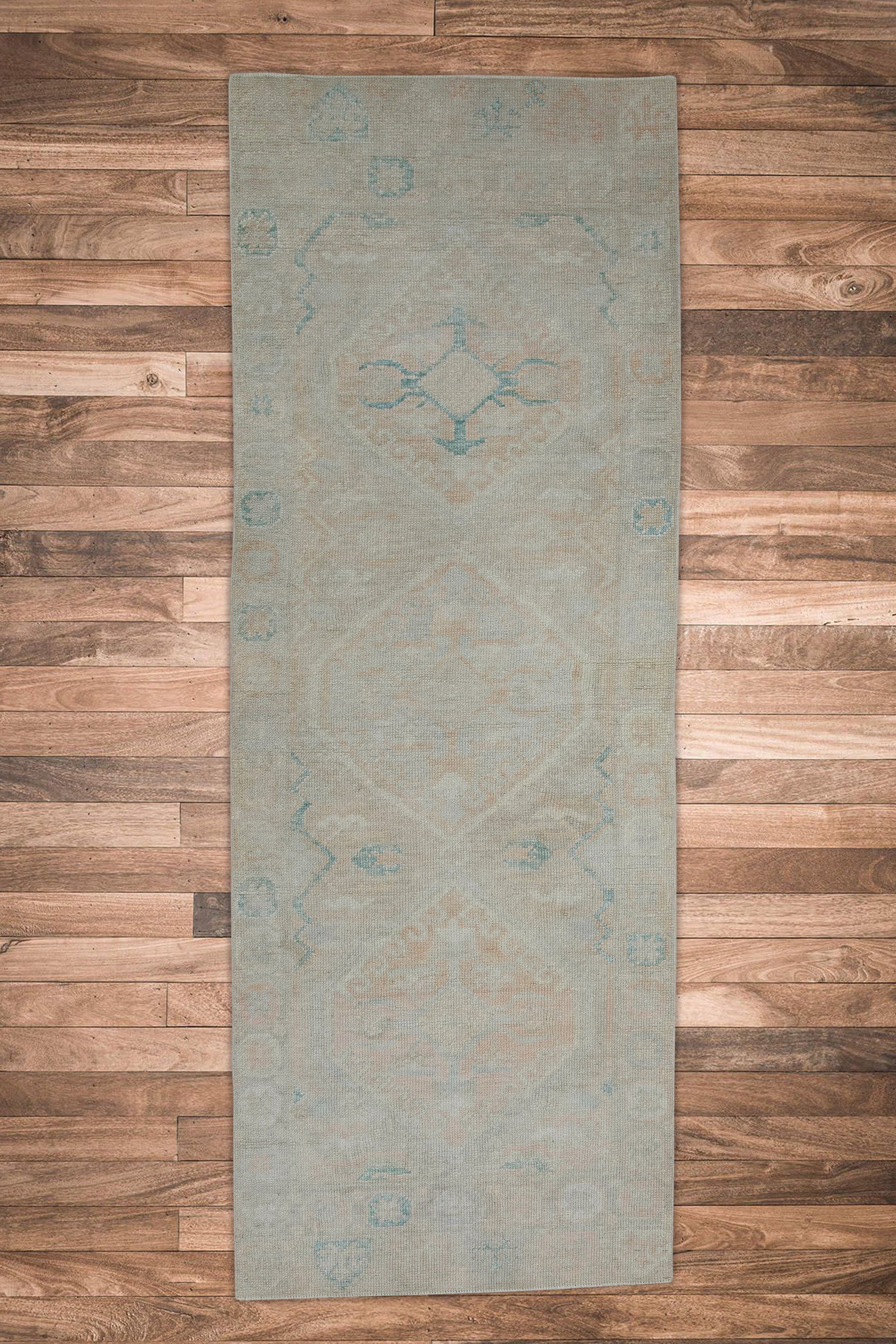 Turkish Oushak Rug 2'11" x 7'8" #8562