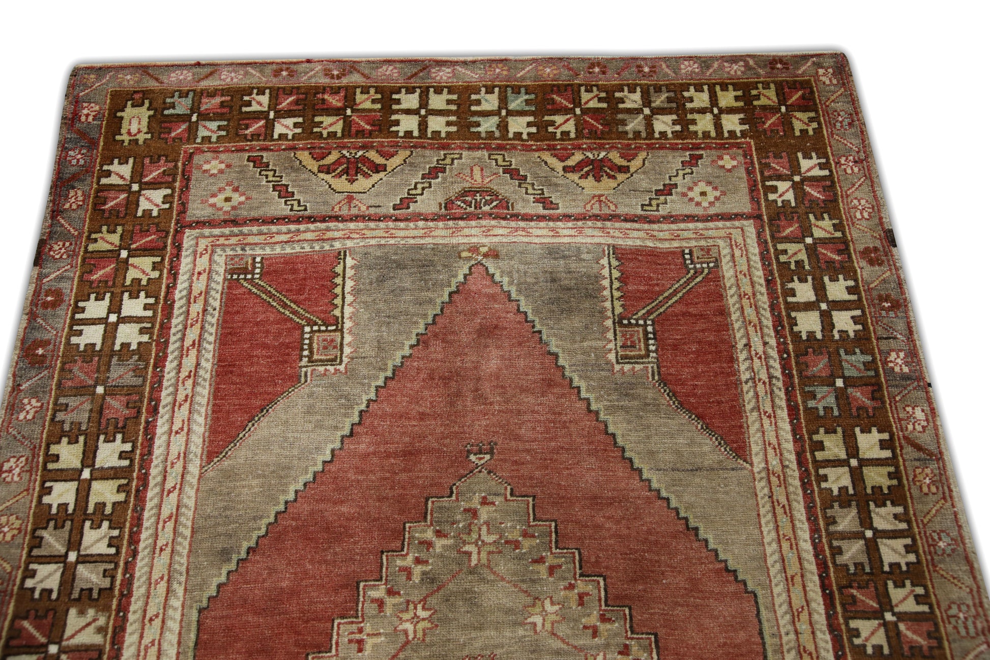 Turkish Vintage Anatolian Rug  4'3" x 7'3" #421