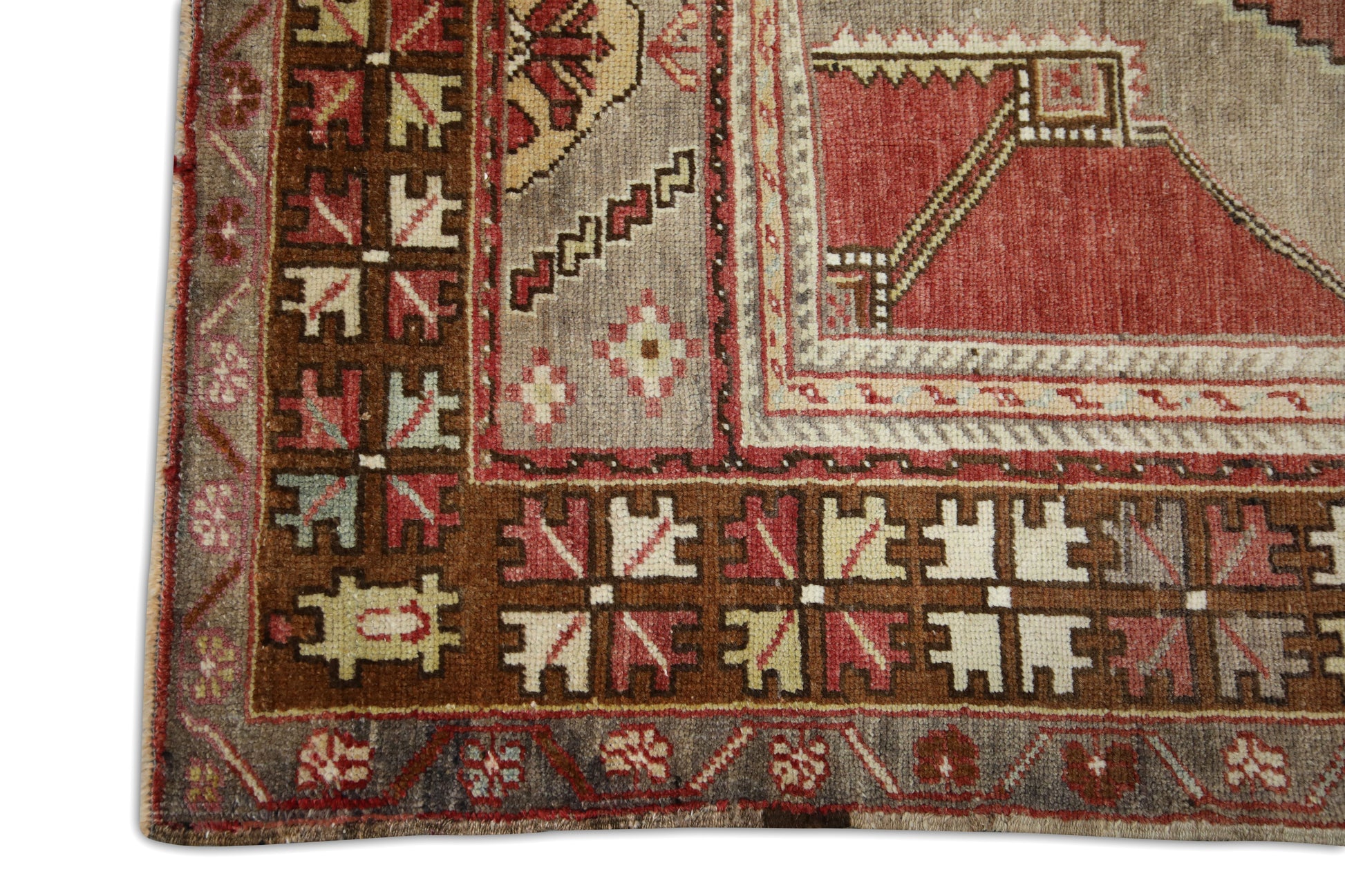 Turkish Vintage Anatolian Rug  4'3" x 7'3" #421