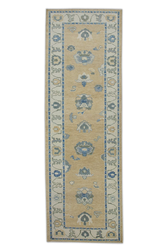 #7631 Turkish Oushak 3' x 9'9"