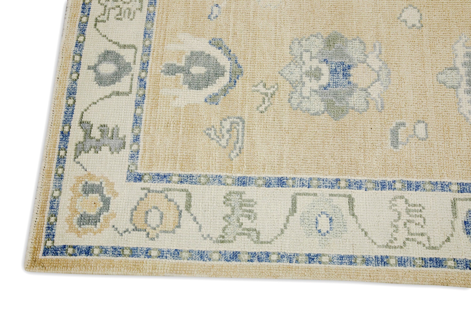 Turkish Oushak Rug 3' x 9'9" #7631