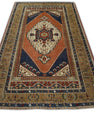 Turkish Vintage Anatolian Rug  4'2" x 7'2" #198