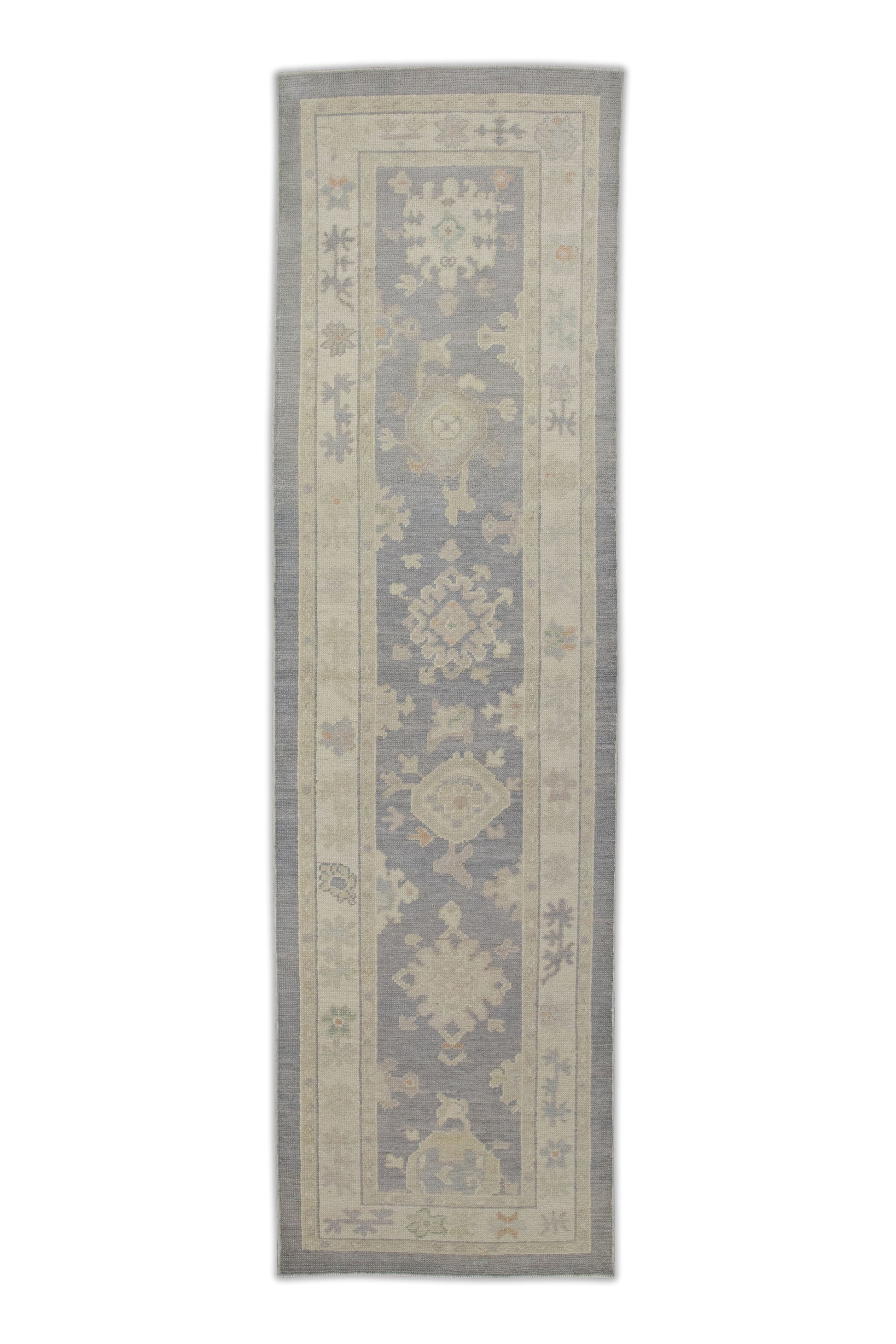 Turkish Oushak Rug 2'9" x 9'11" #8488