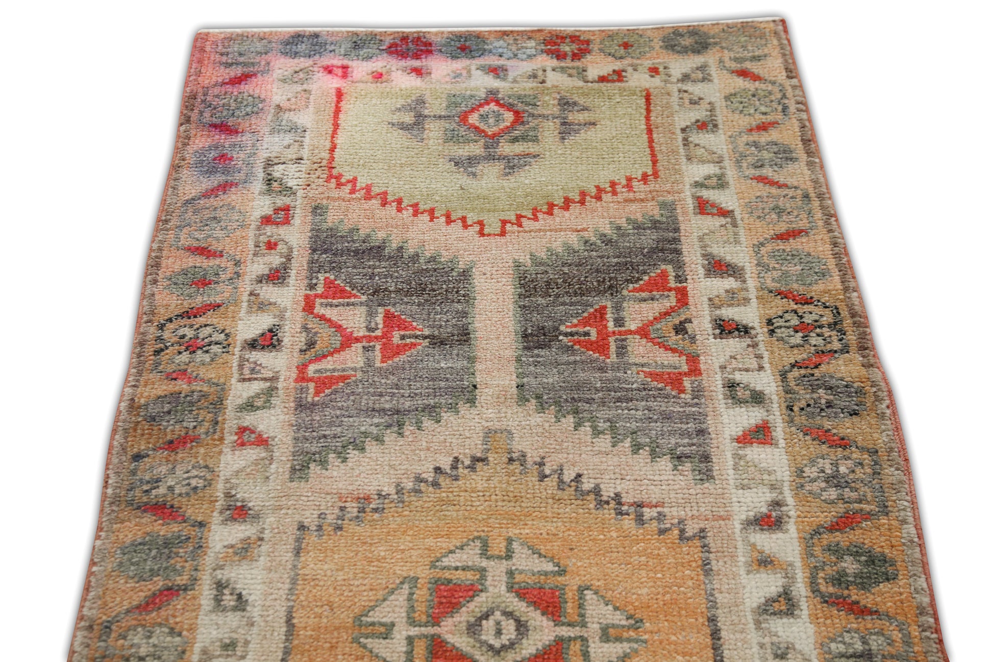 Turkish Vintage Anatolian Rug  2'9" x 9'10" #313