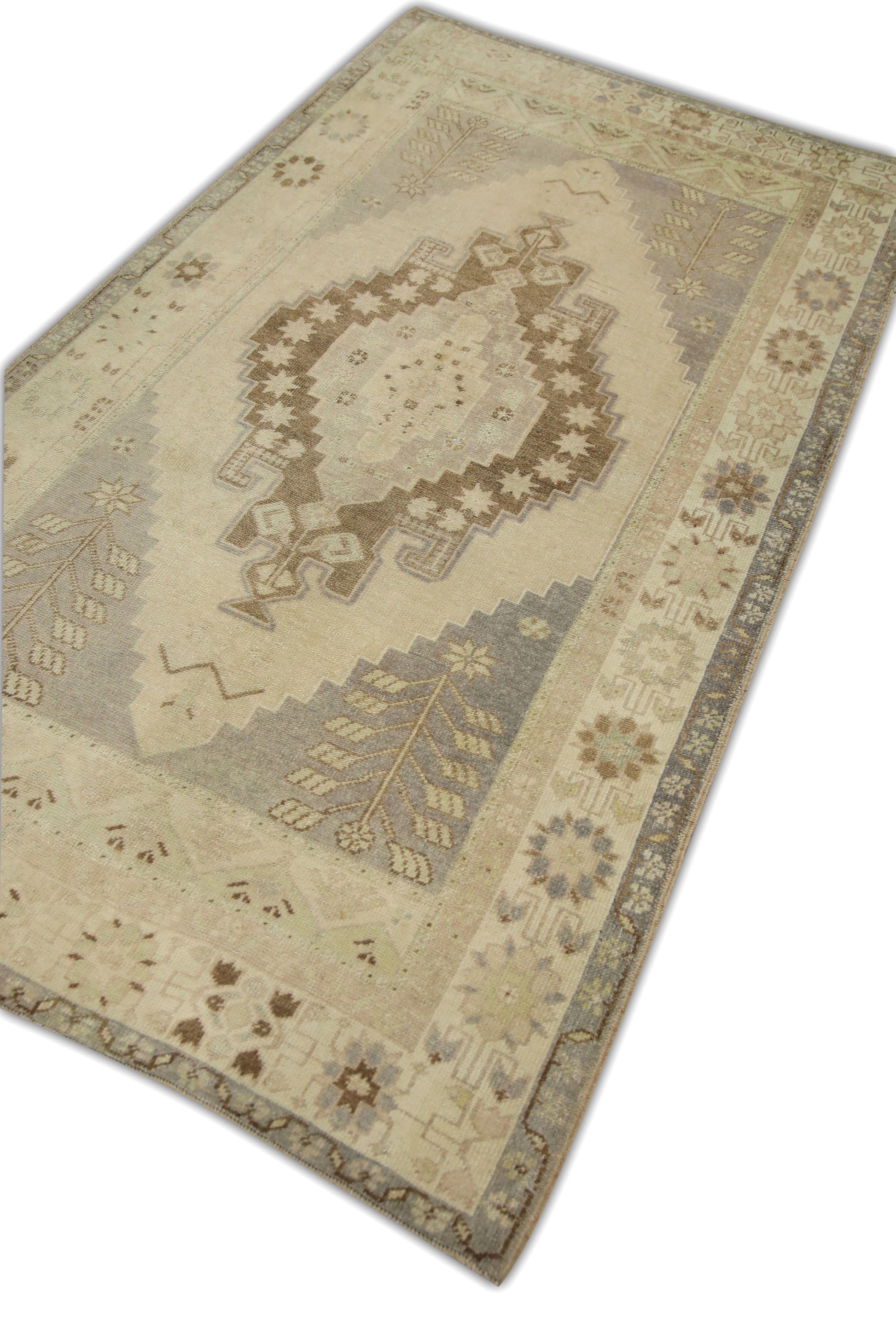 Turkish Vintage Anatolian Rug  4'3" x 7'6" #366