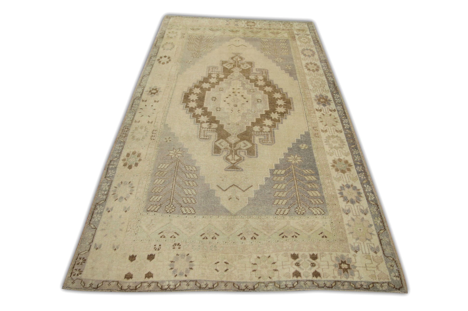 Turkish Vintage Anatolian Rug  4'3" x 7'6" #366