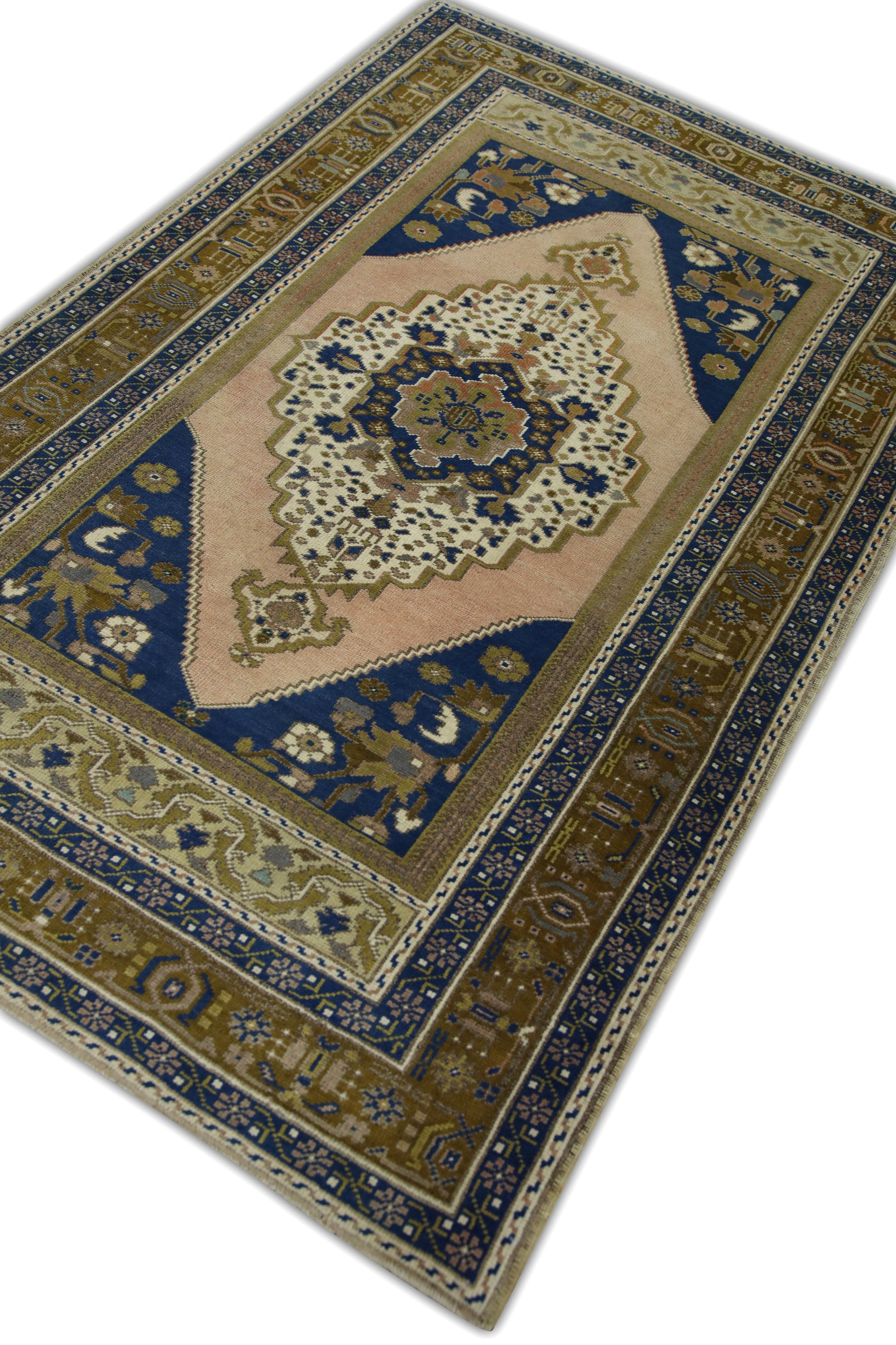 Turkish Vintage Anatolian Rug  4'3" x 6'5" #06