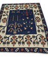Turkish Vintage Anatolian Rug  4' x 5'1" #05
