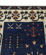 Turkish Vintage Anatolian Rug  4' x 5'1" #05