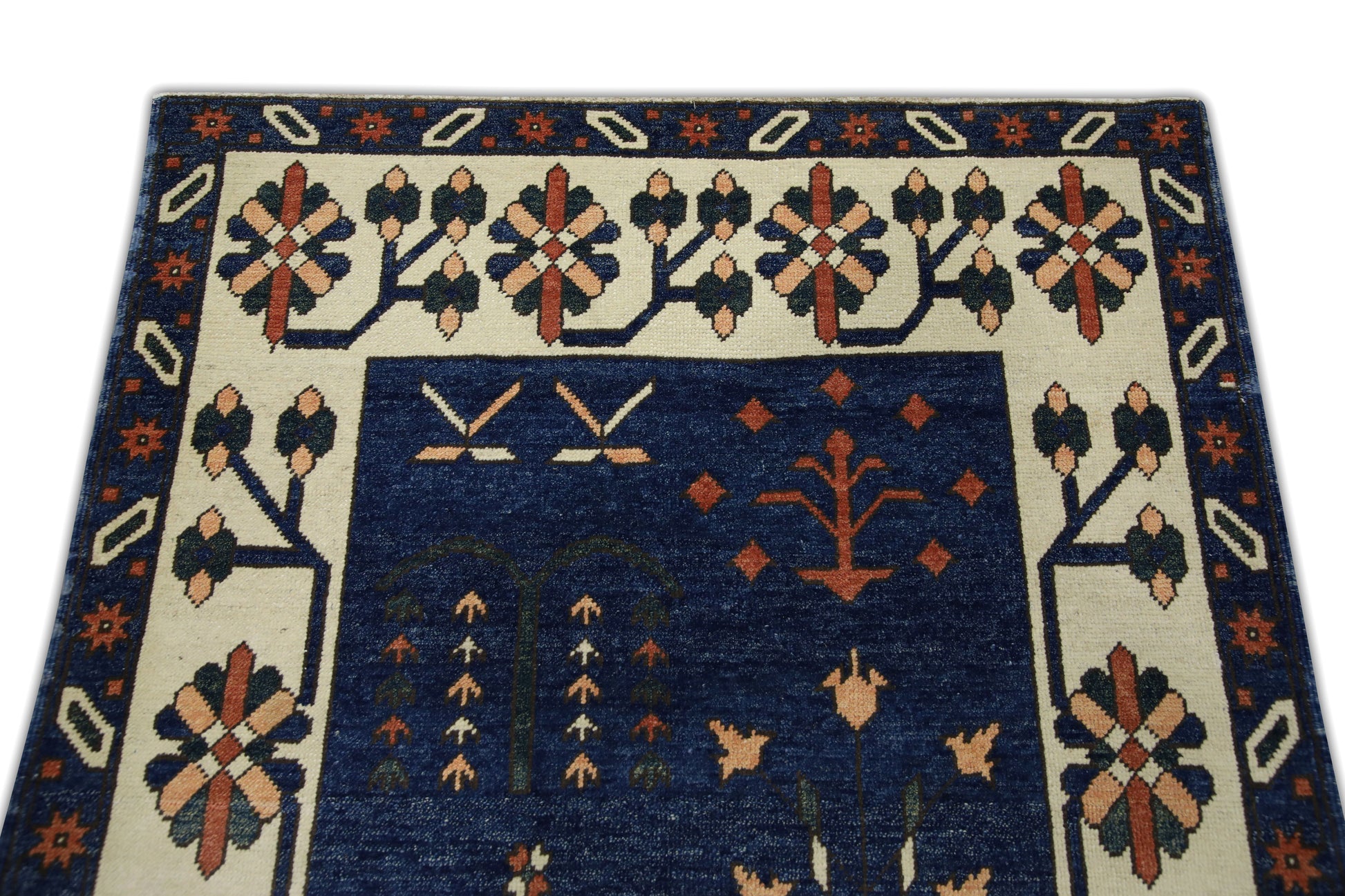 Turkish Vintage Anatolian Rug  4' x 5'1" #05