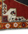Turkish Vintage Anatolian Rug  4'4" x 7'9" #53