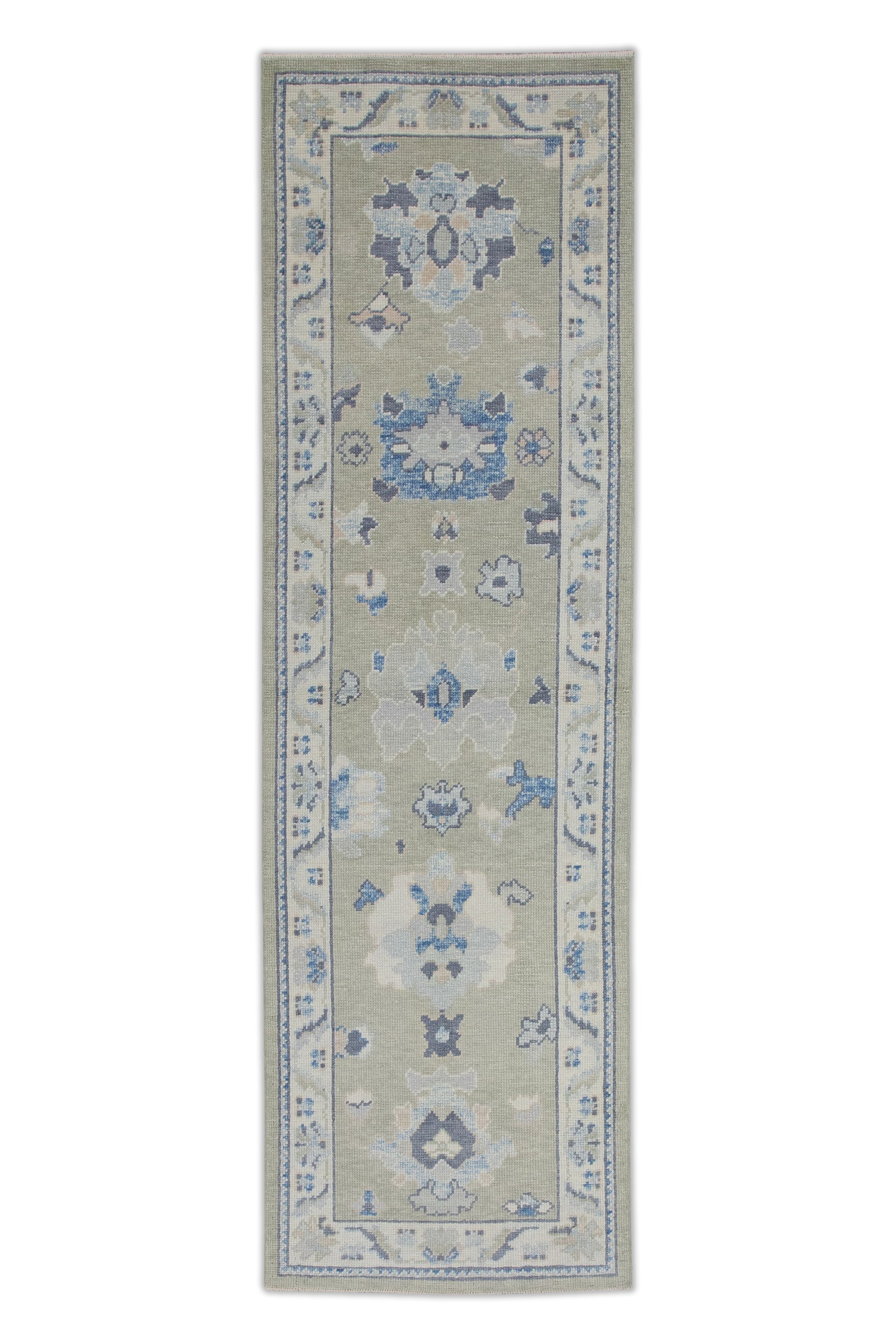 Turkish Oushak Rug 2'7" x 8'6" #7545