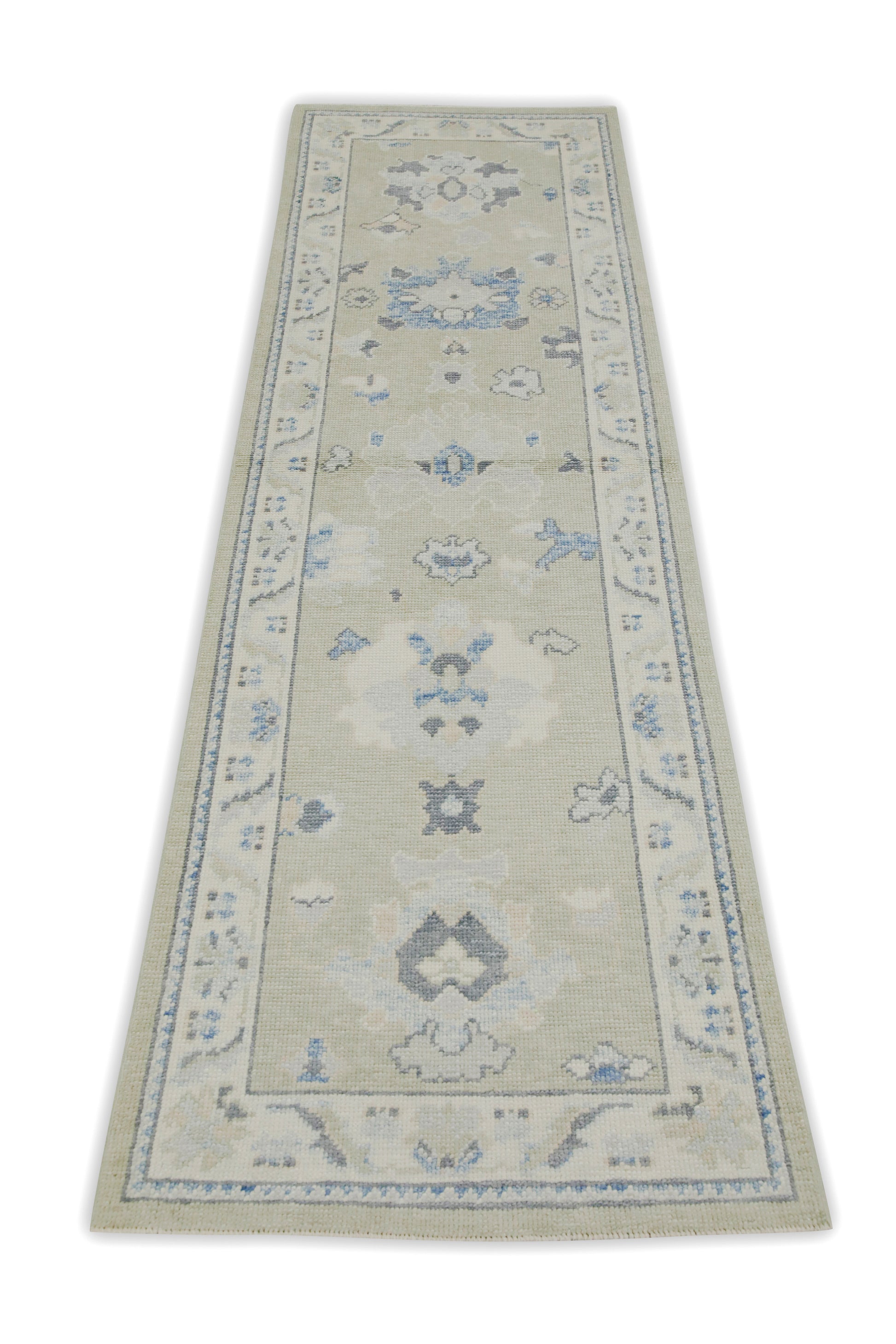 Turkish Oushak Rug 2'7" x 8'6" #7545