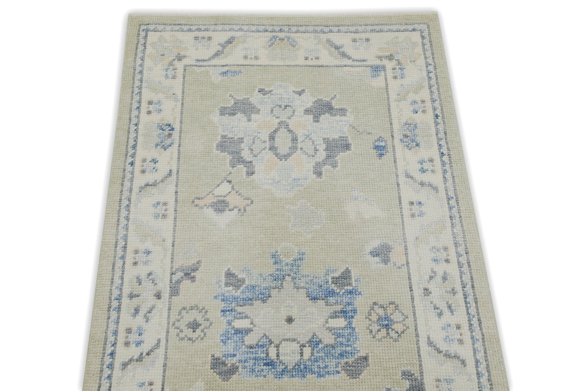 Turkish Oushak Rug 2'7" x 8'6" #7545