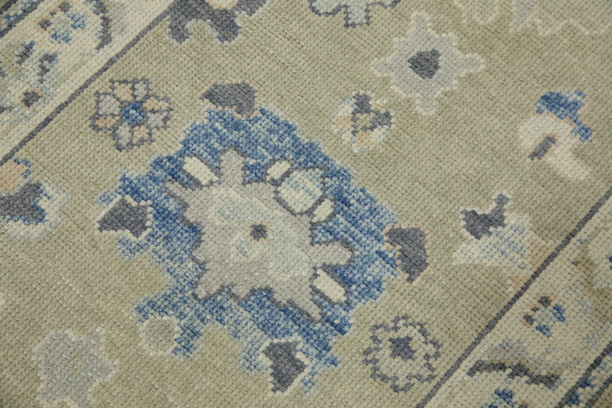 Turkish Oushak Rug 2'7" x 8'6" #7545