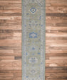 Turkish Oushak Rug 2'8" x 9'7" #7609