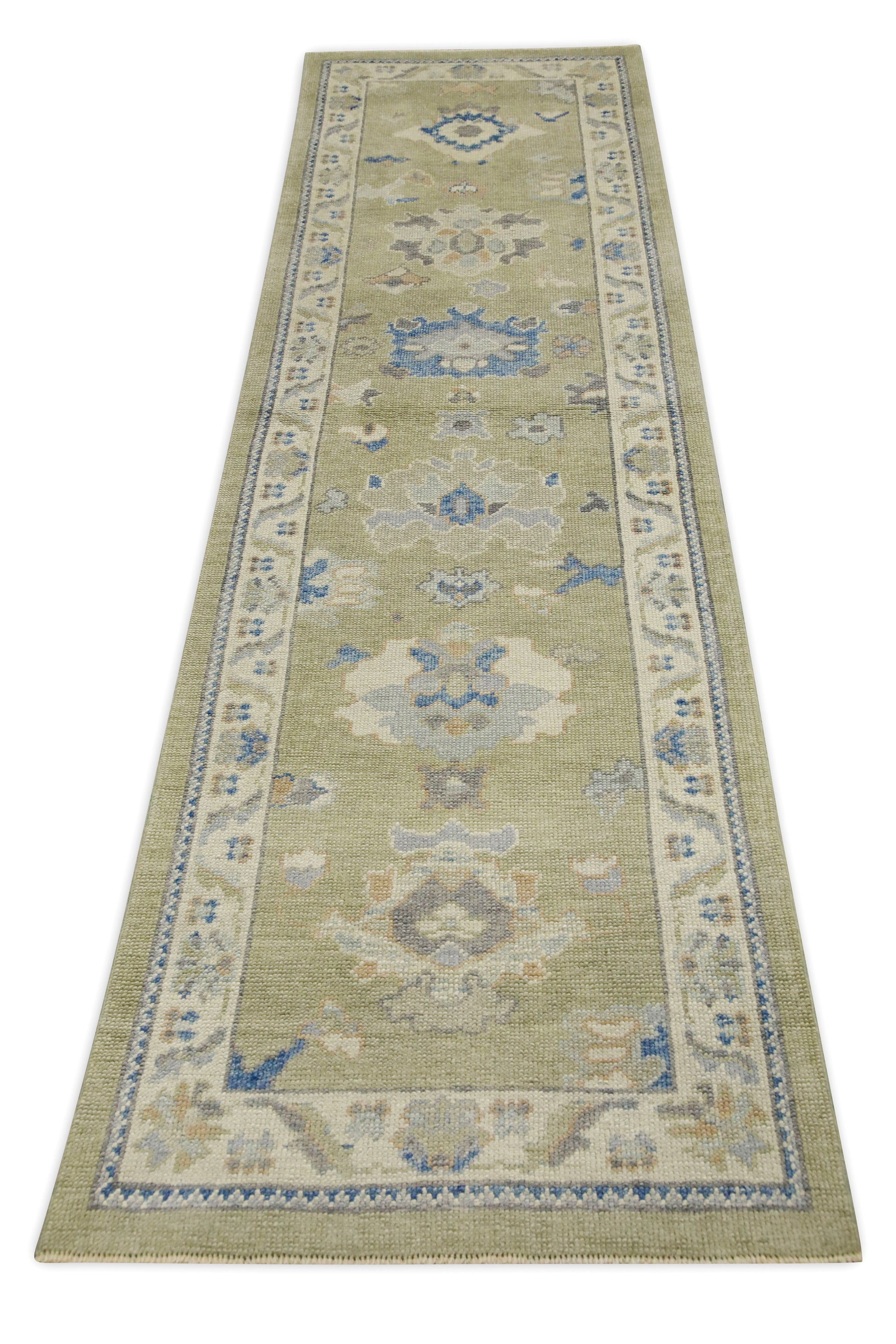 Turkish Oushak Rug 2'8" x 9'7" #7609