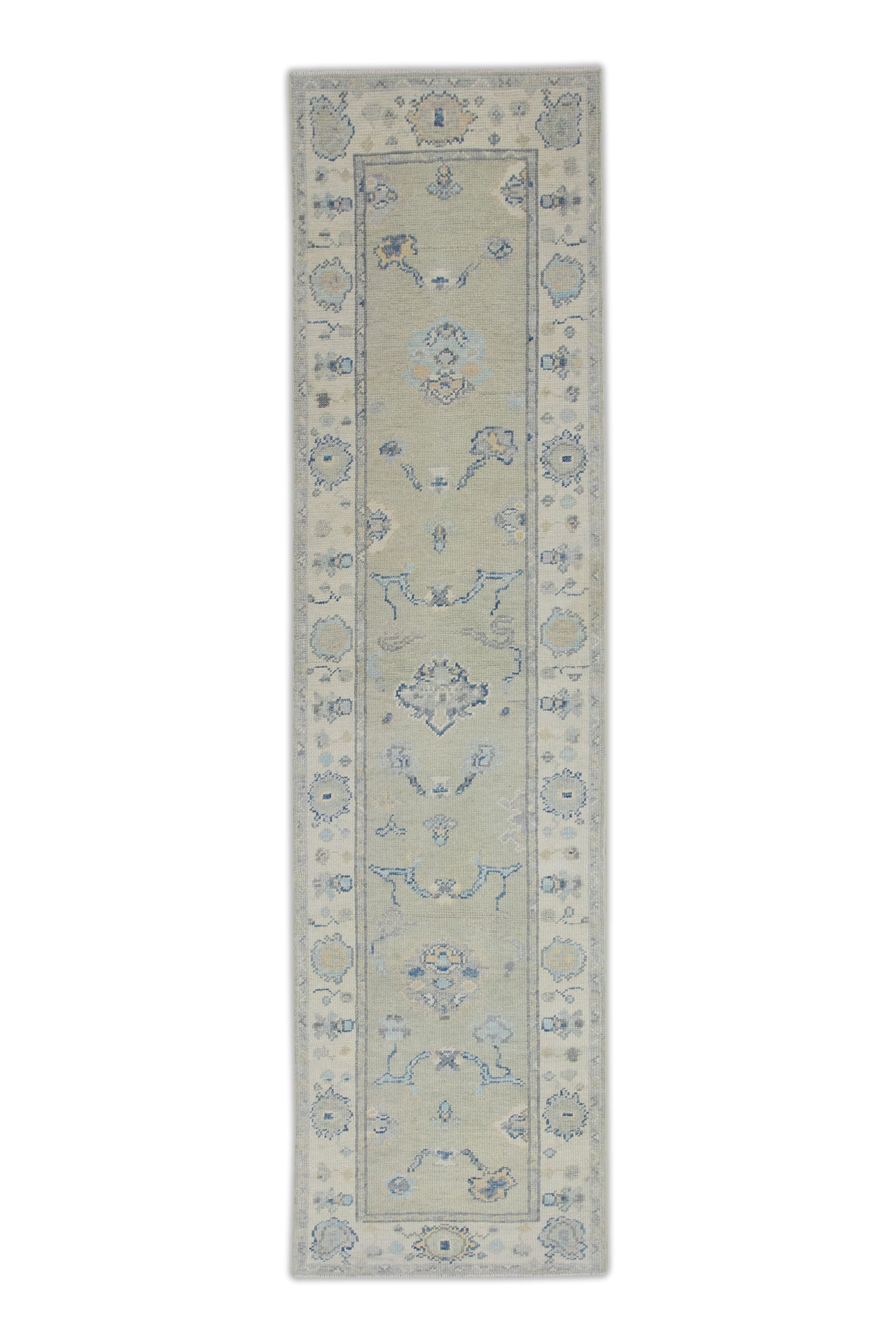 Turkish Oushak Rug 2'5" x 9'2" #8020
