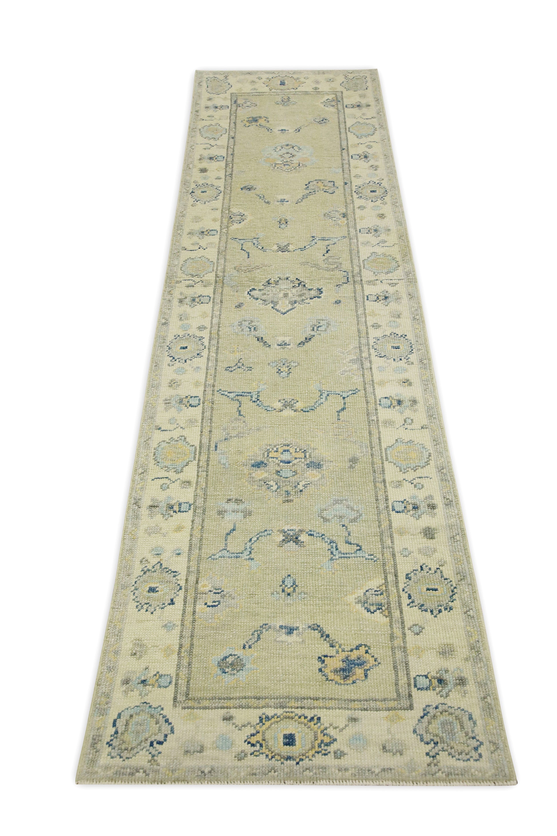 Turkish Oushak Rug 2'5" x 9'2" #8020