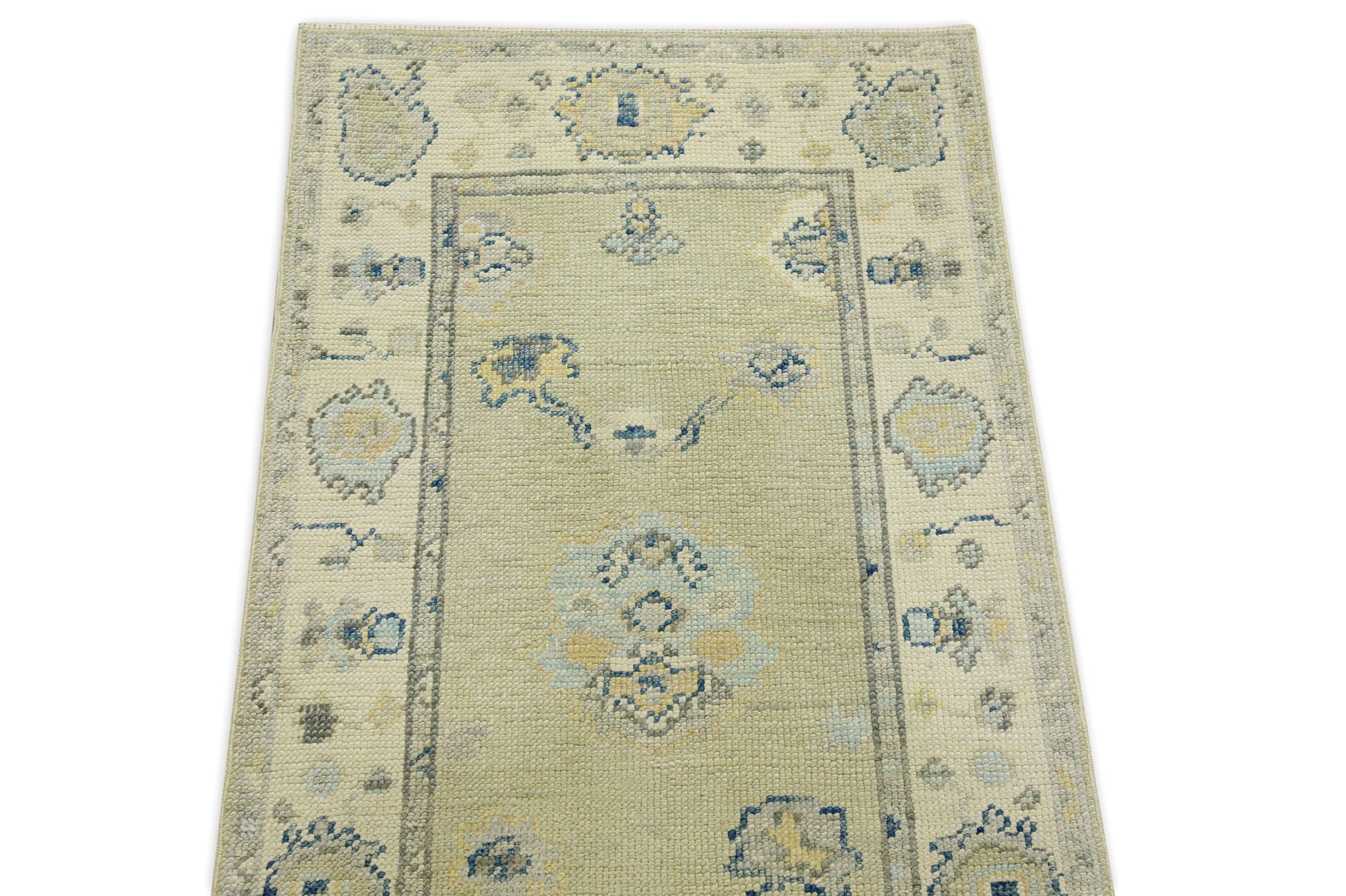 Turkish Oushak Rug 2'5" x 9'2" #8020