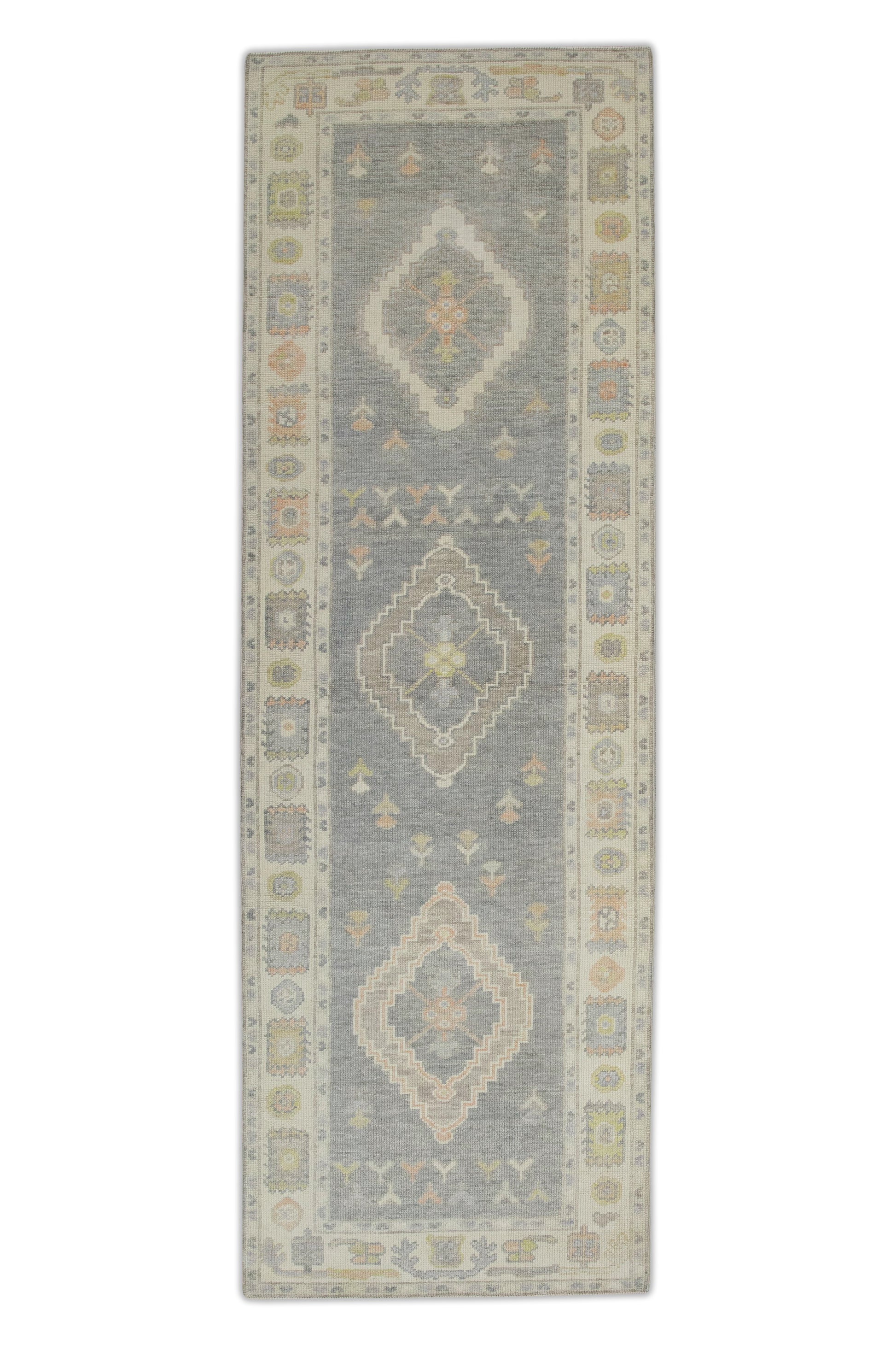 Turkish Oushak Rug 3'1" x 9'10" #8636