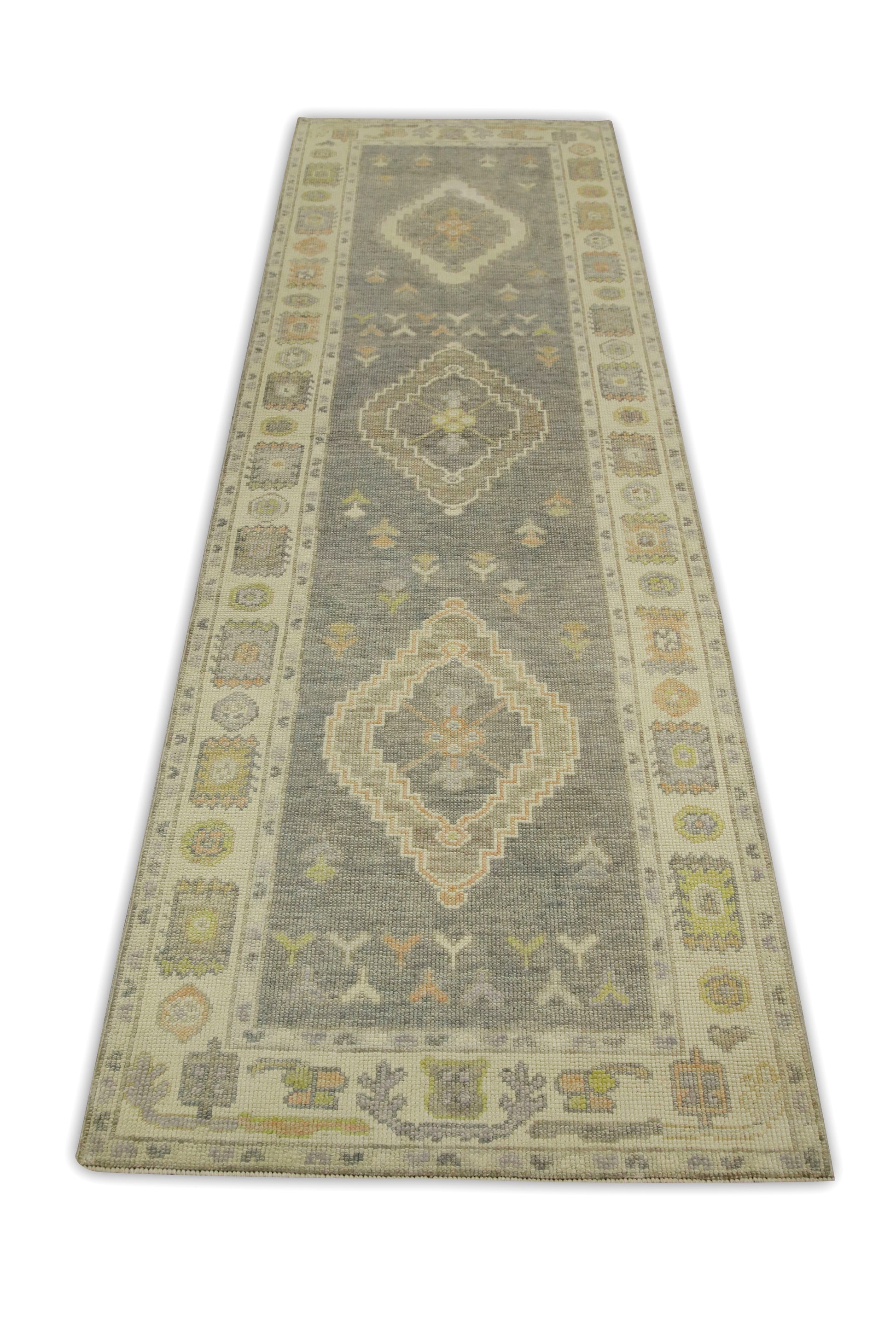 Turkish Oushak Rug 3'1" x 9'10" #8636
