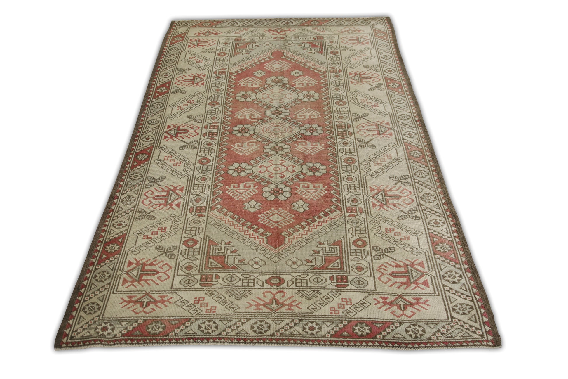 Turkish Vintage Anatolian Rug  4' x 6'5" #462