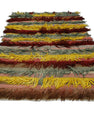 Hand Knotted Turkish Vintage Rug 3'10" x 5'7" #291