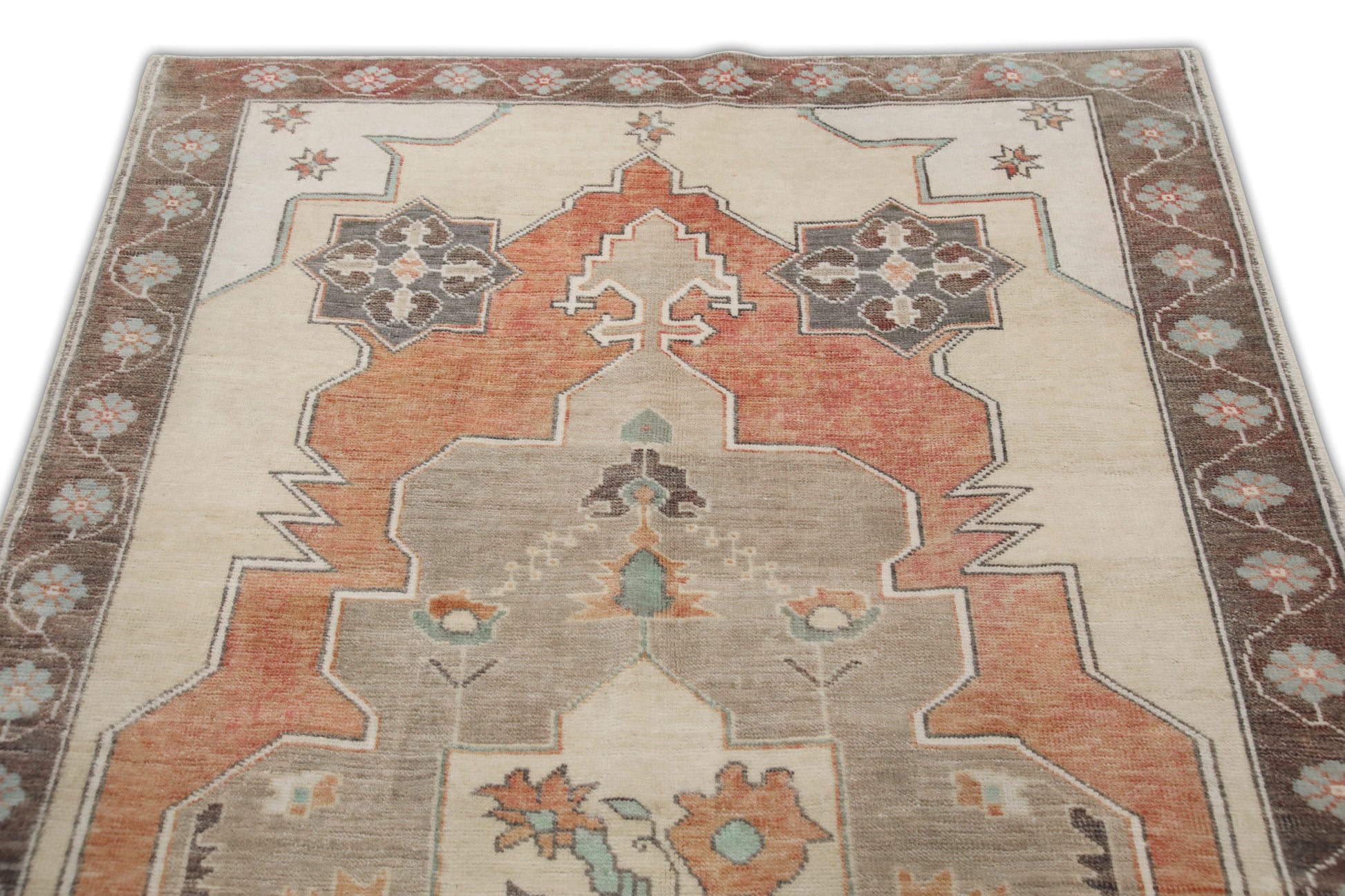 Turkish Vintage Anatolian Rug  4'5" x 7'3" #6972