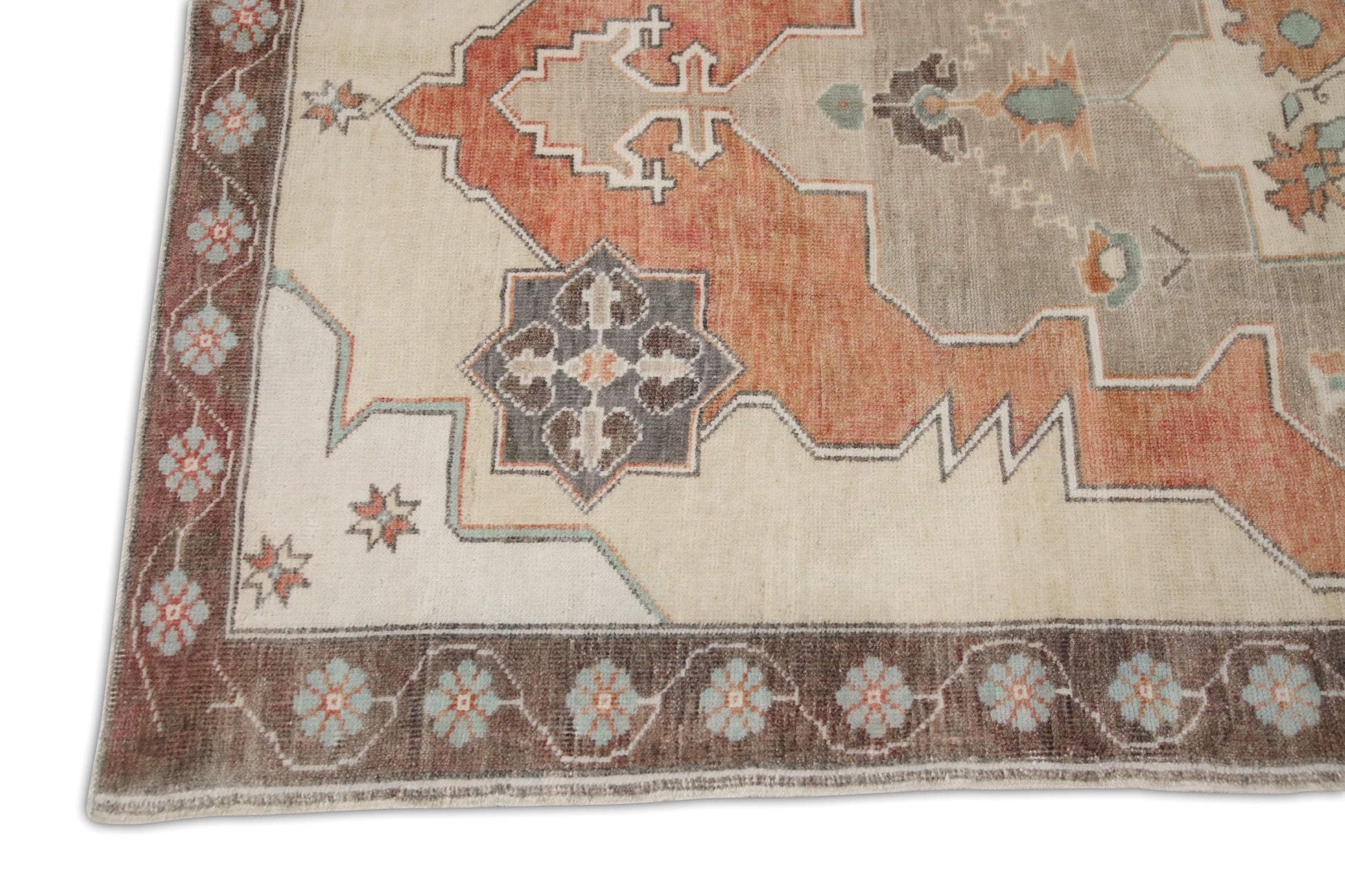 Turkish Vintage Anatolian Rug  4'5" x 7'3" #6972