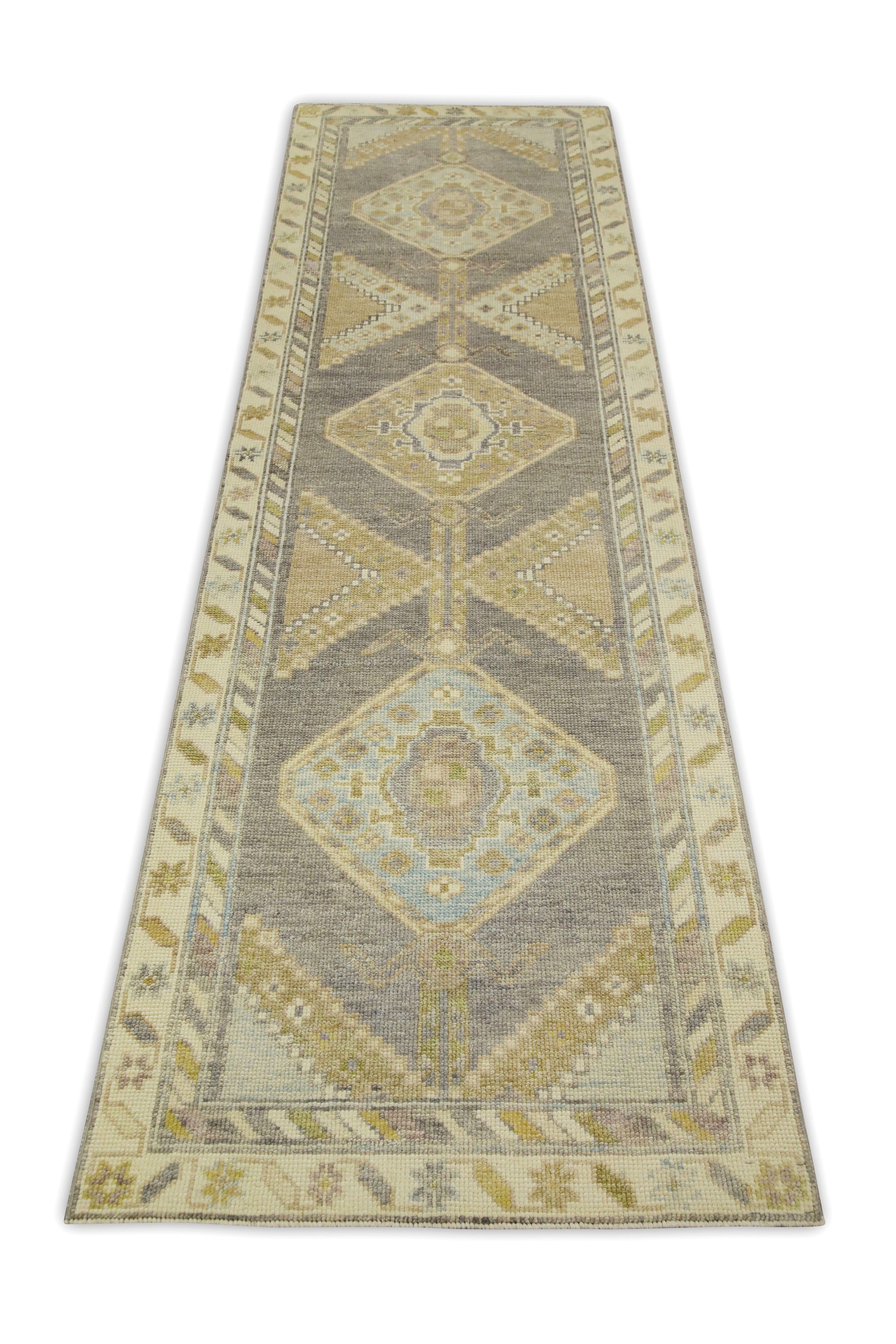 Turkish Oushak Rug 2'11" x 9'10" #7993