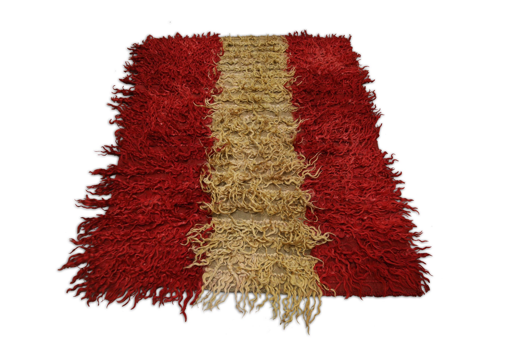 Hand Knotted Turkish Vintage Rug 3'6" x 4'8" #283